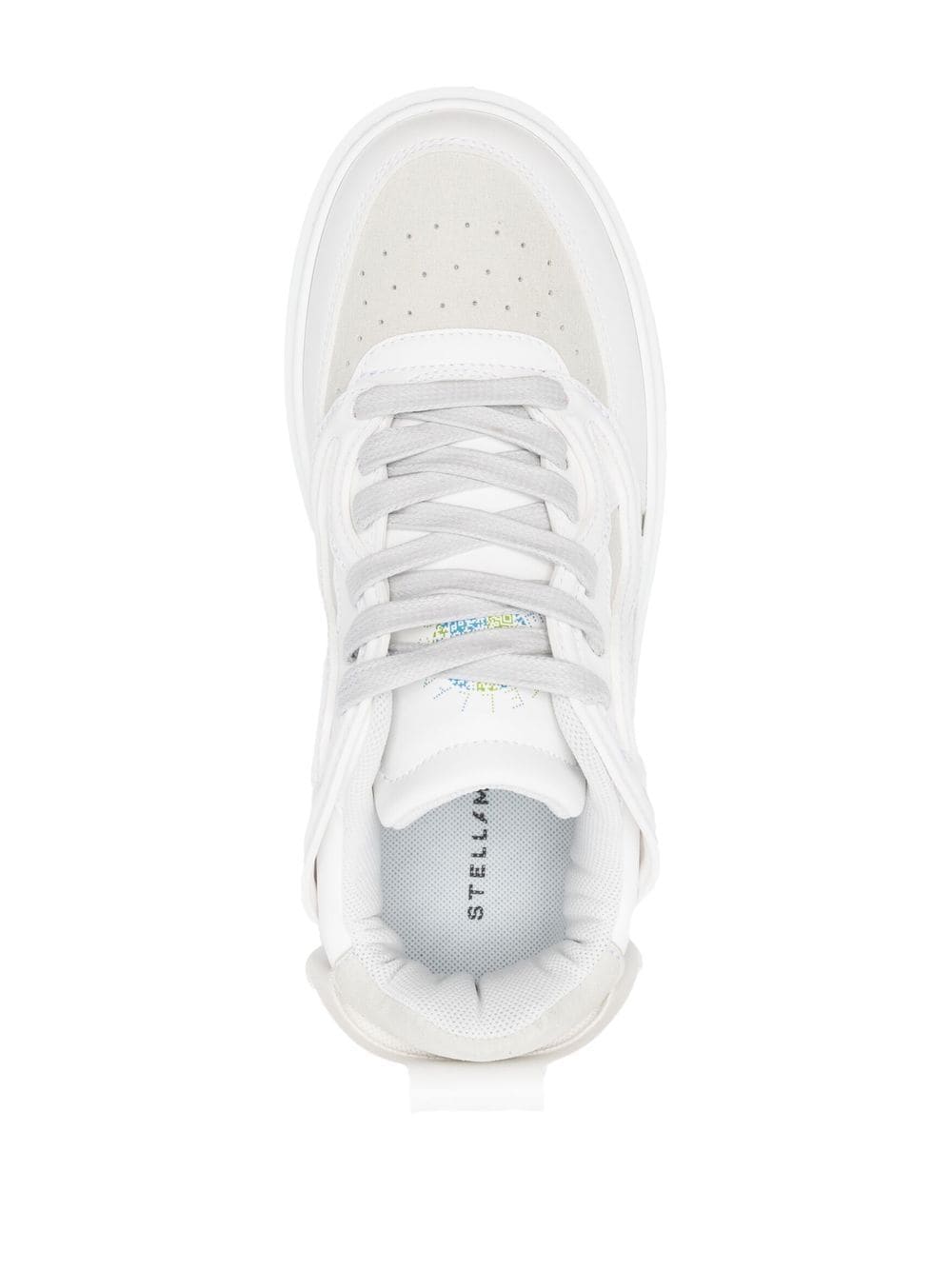 White S-Wave 1 Vegan Leather Sneakers