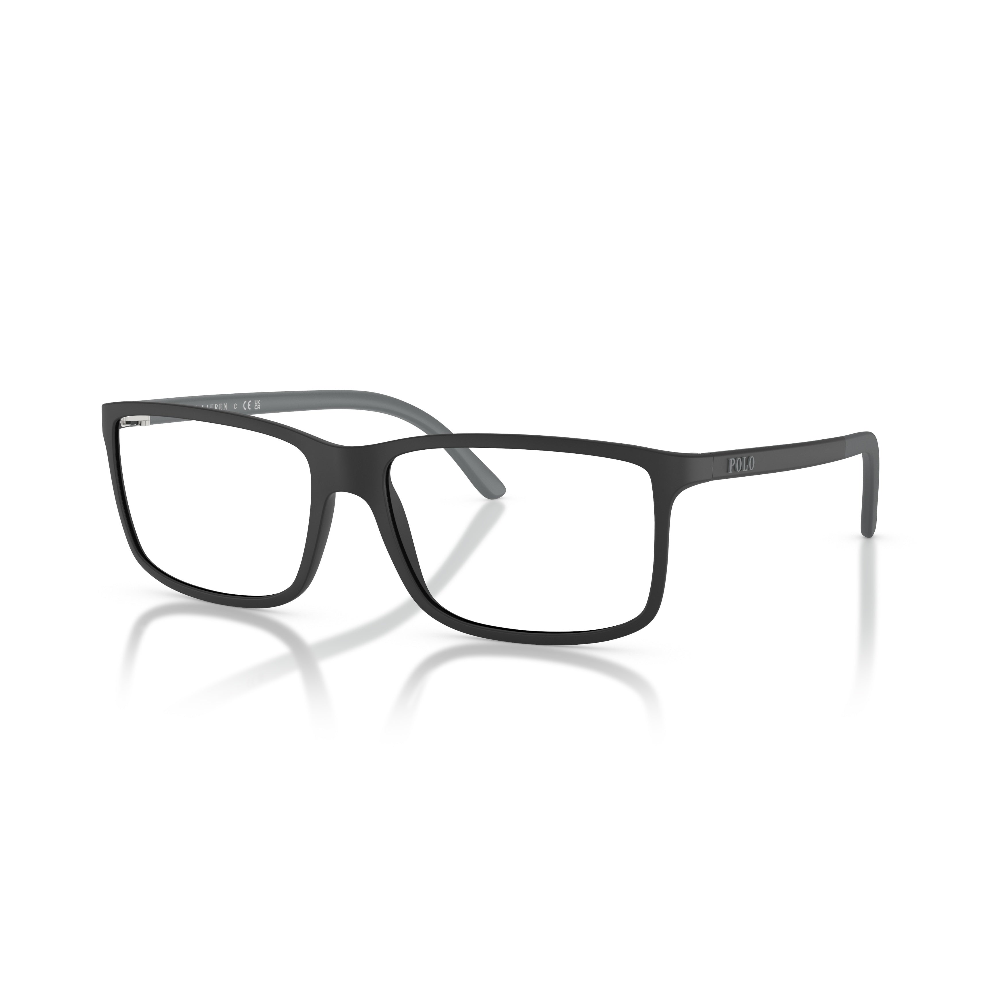 0ph2126 Matte Black Rectangular Eyeglasses