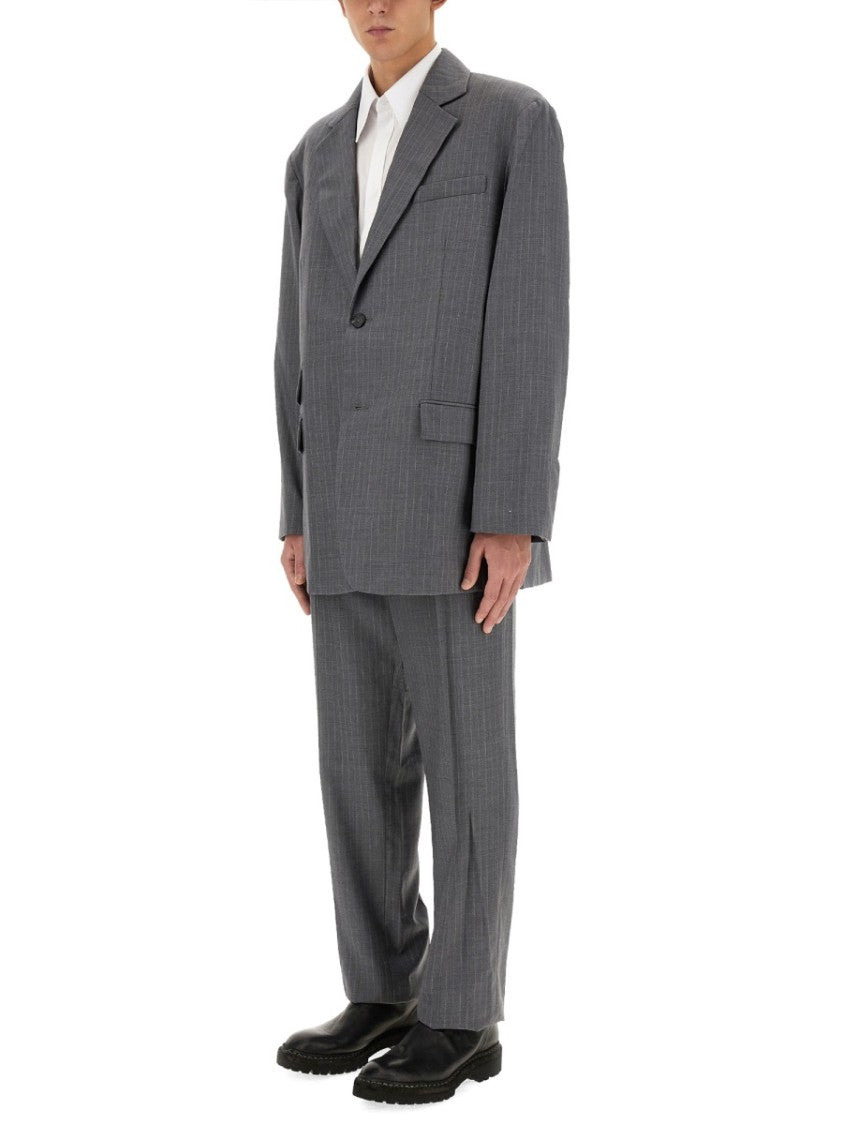 Grey Virgin Wool Jacket