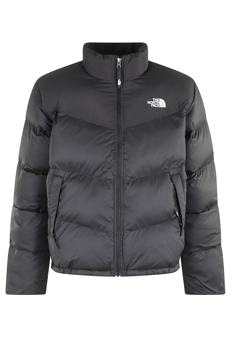 Puffer Jacket with High Collar