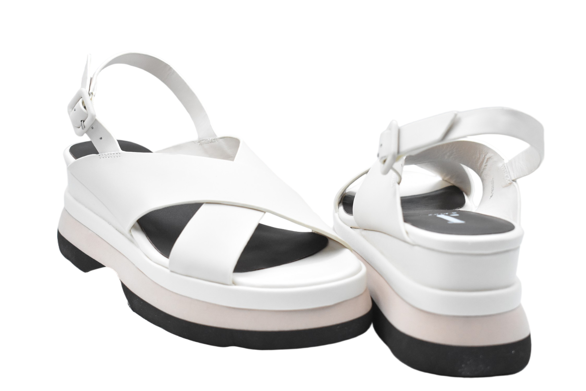 Crisscross Strap Platform Sandals