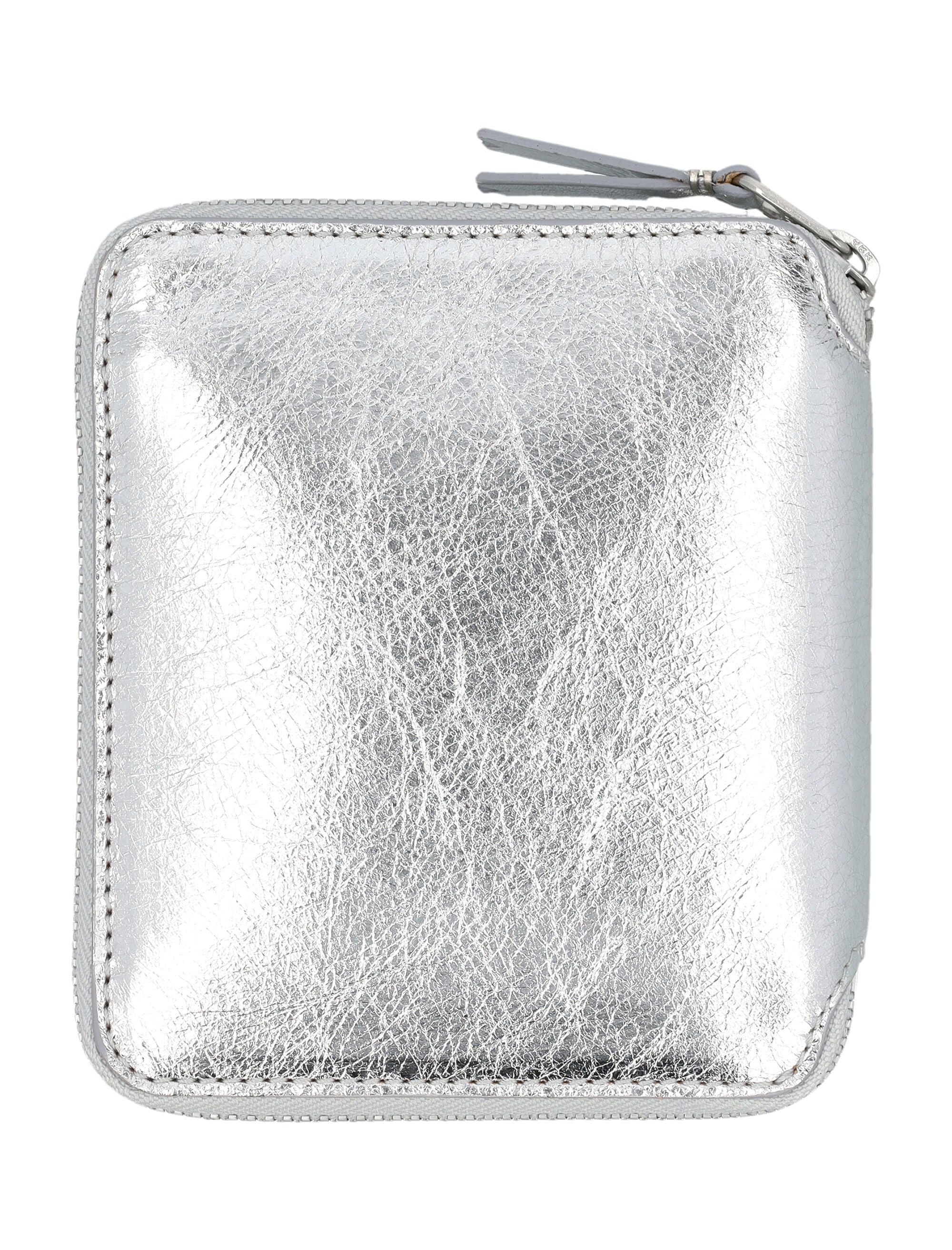 Metallic Zip Around Wallet