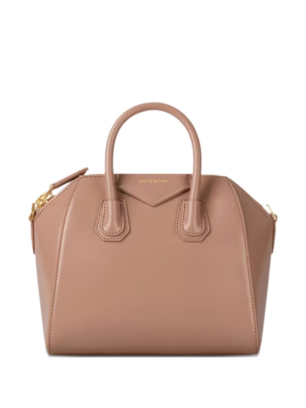 Structured Silk and Nylon Handbag