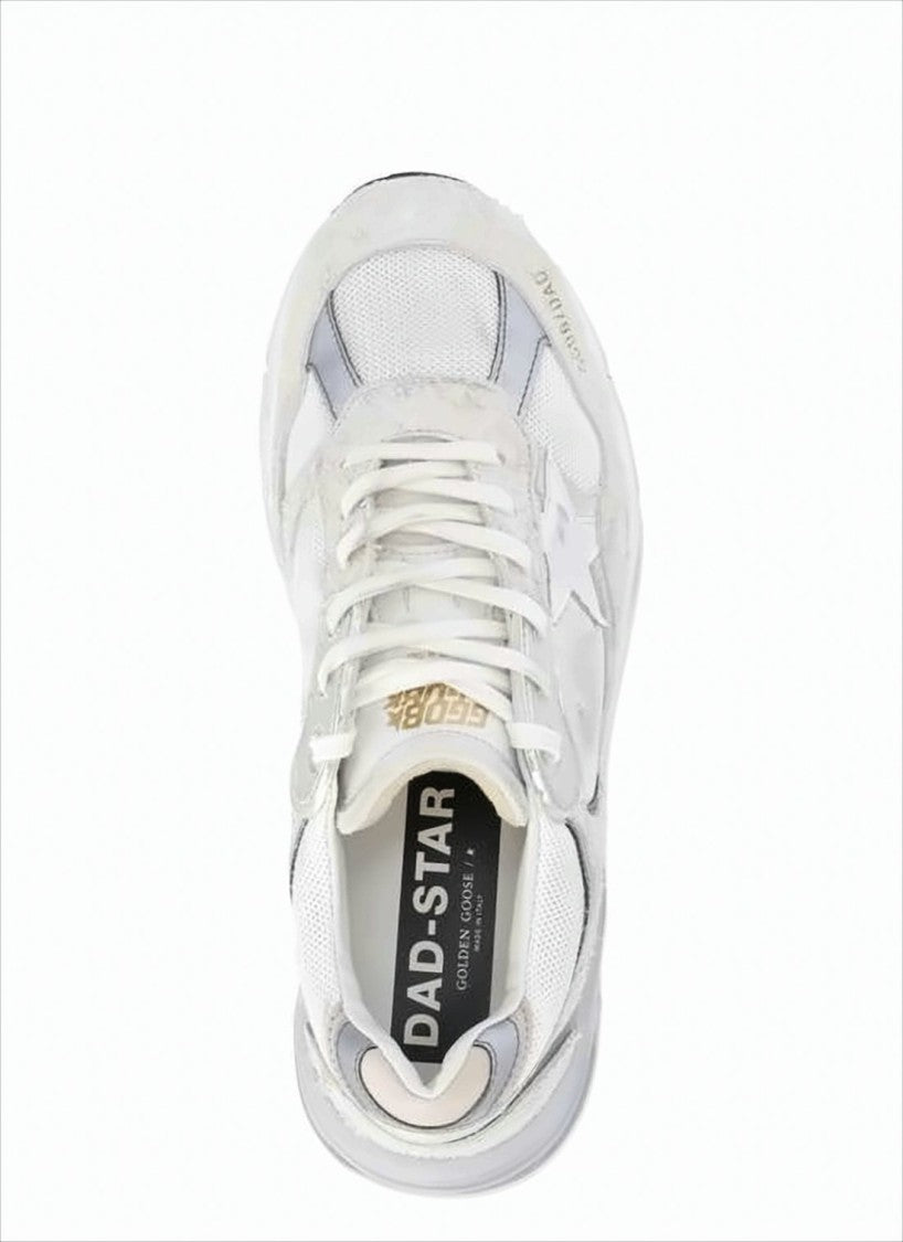 Stylish Off-White Sneakers With Star Detail