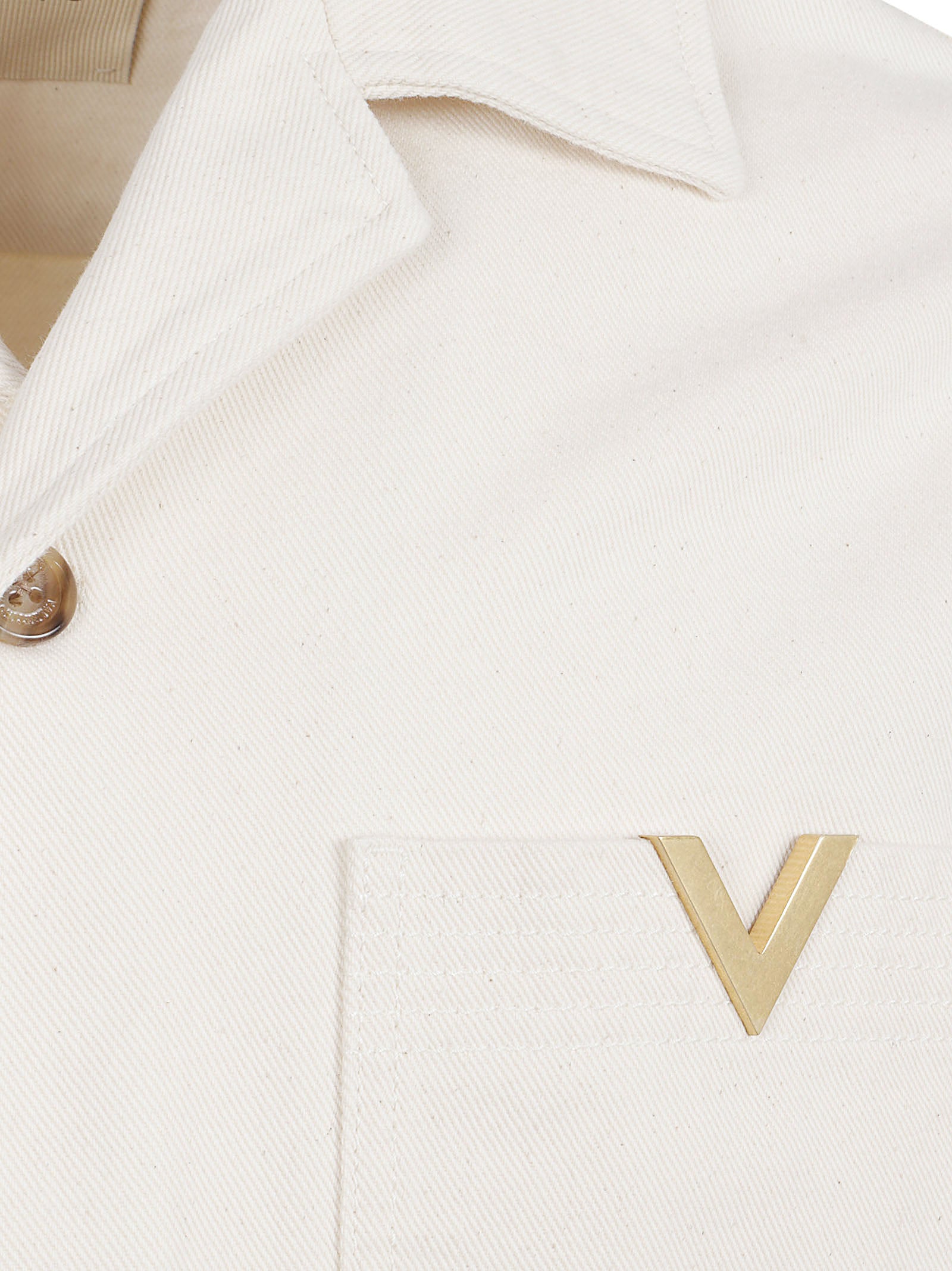 Boxy Short-Sleeve Shirt with Classic Collar