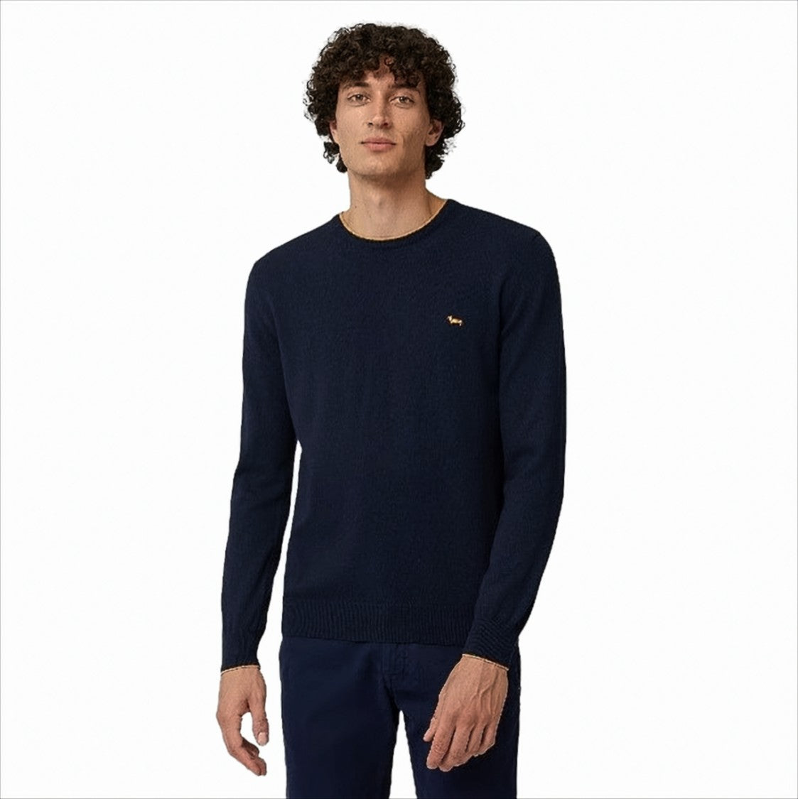 Cashmere Blend Pullover With Stylish Stripes And Iconic Logo