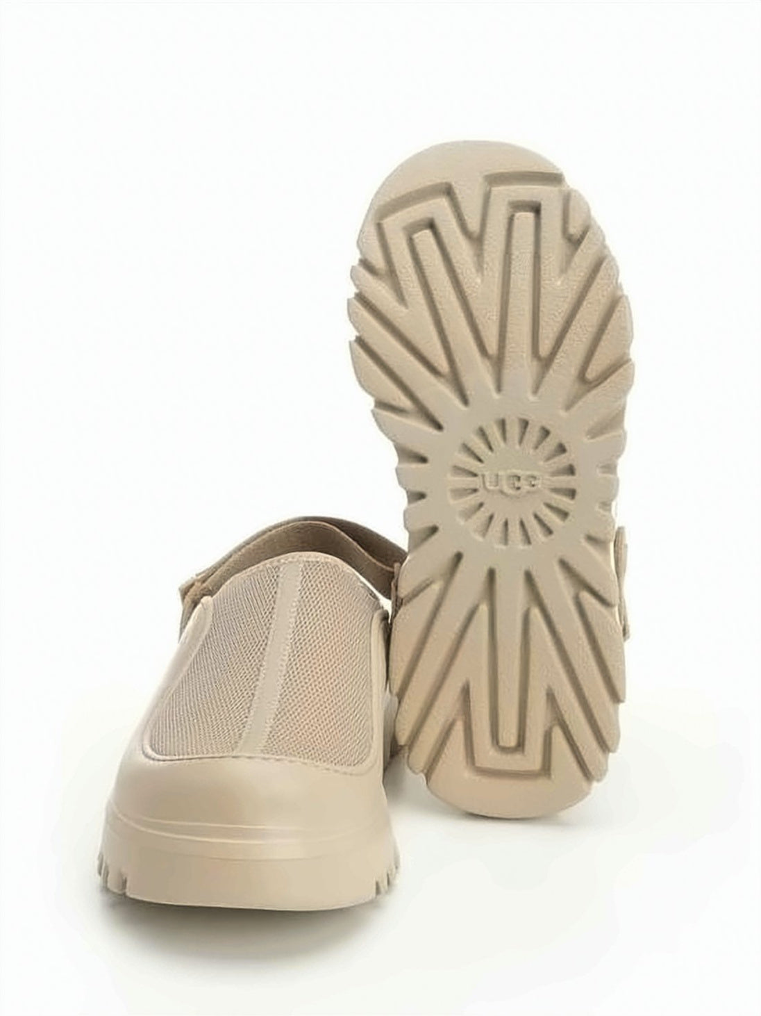 Rugged Slip-On Sandals with Breathable Mesh Upper