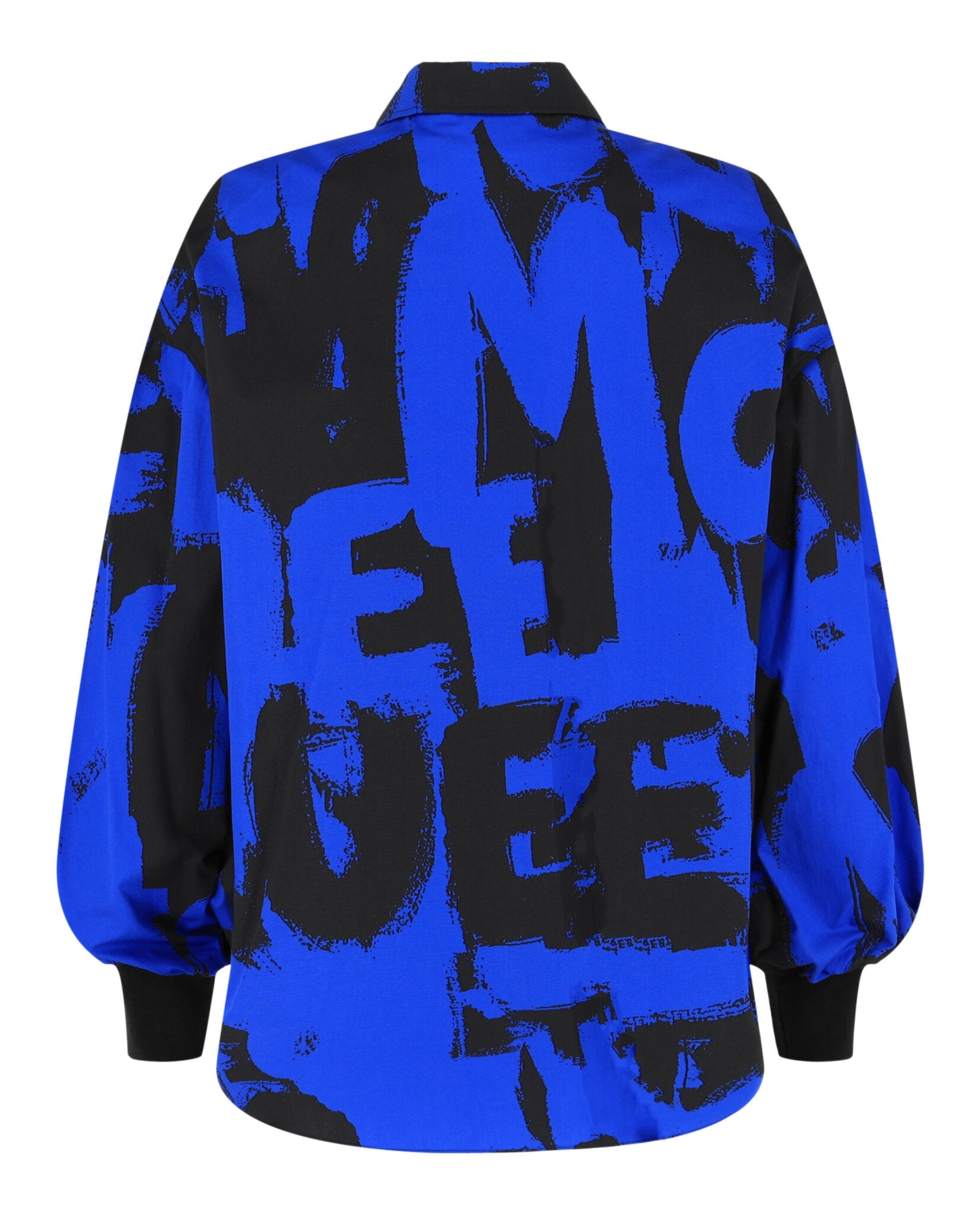 Graffiti Logo Button-Up Shirt