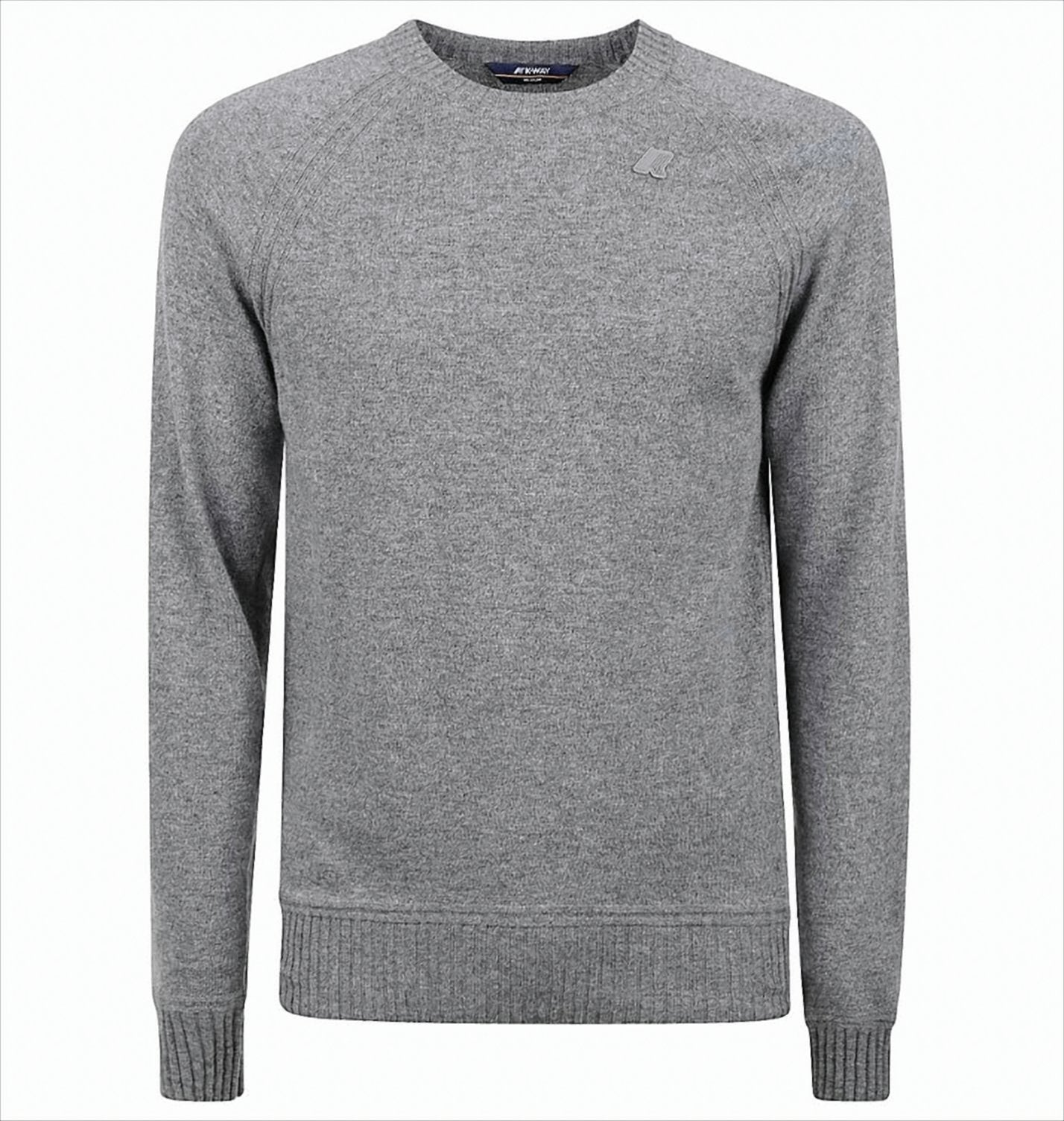 Cashmere Wool Sweater With Ribbed Detailing