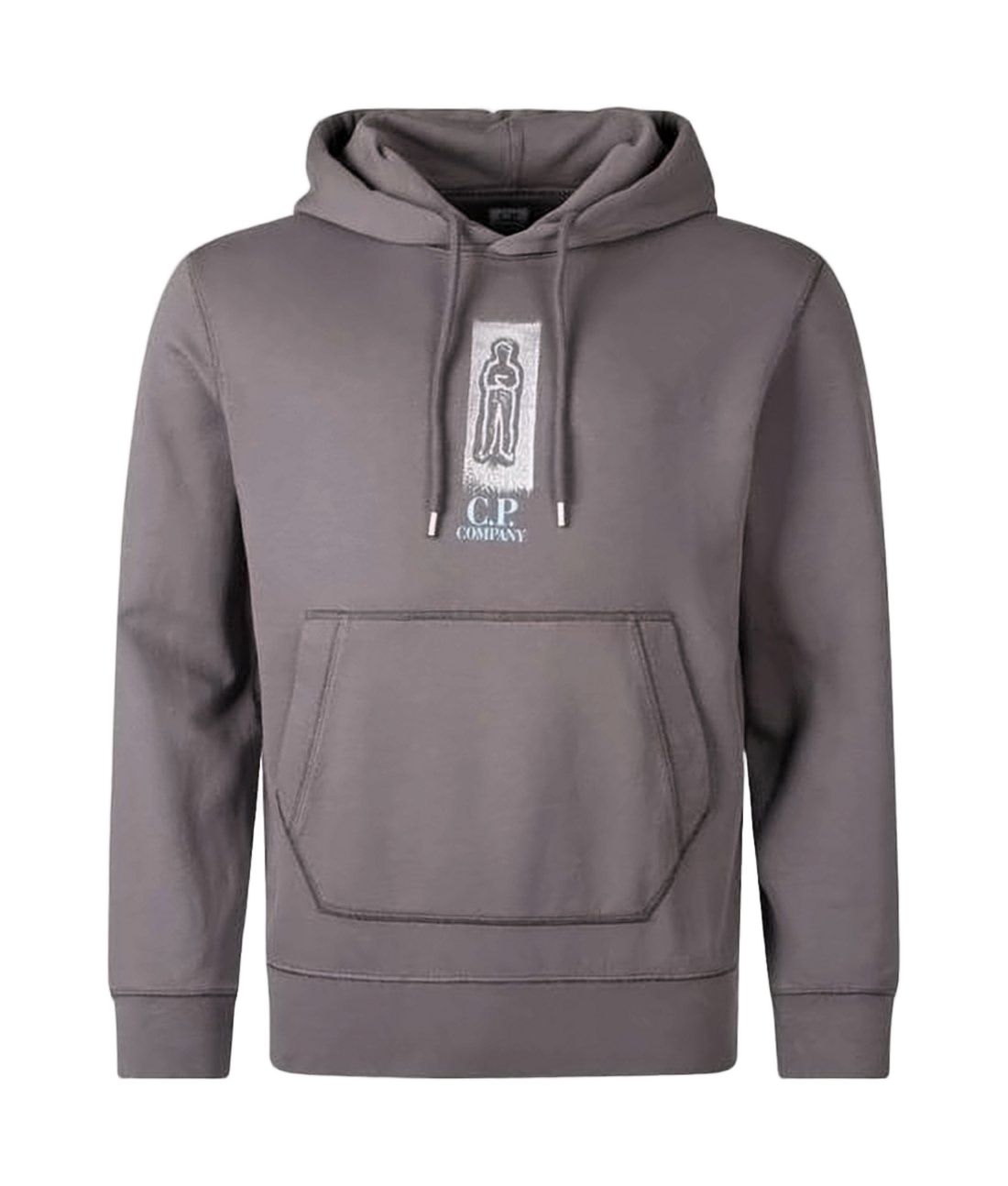 Muted Greyish-Brown C.P. Company Hoodie