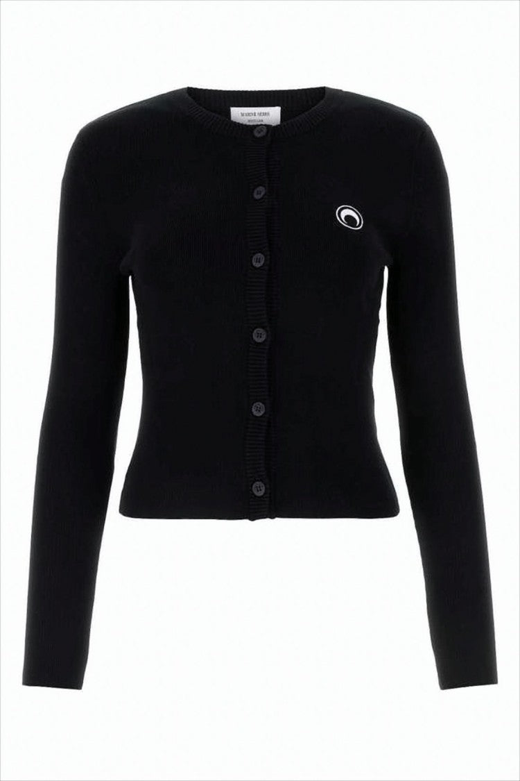 Fitted Cardigan with Button-Down Front