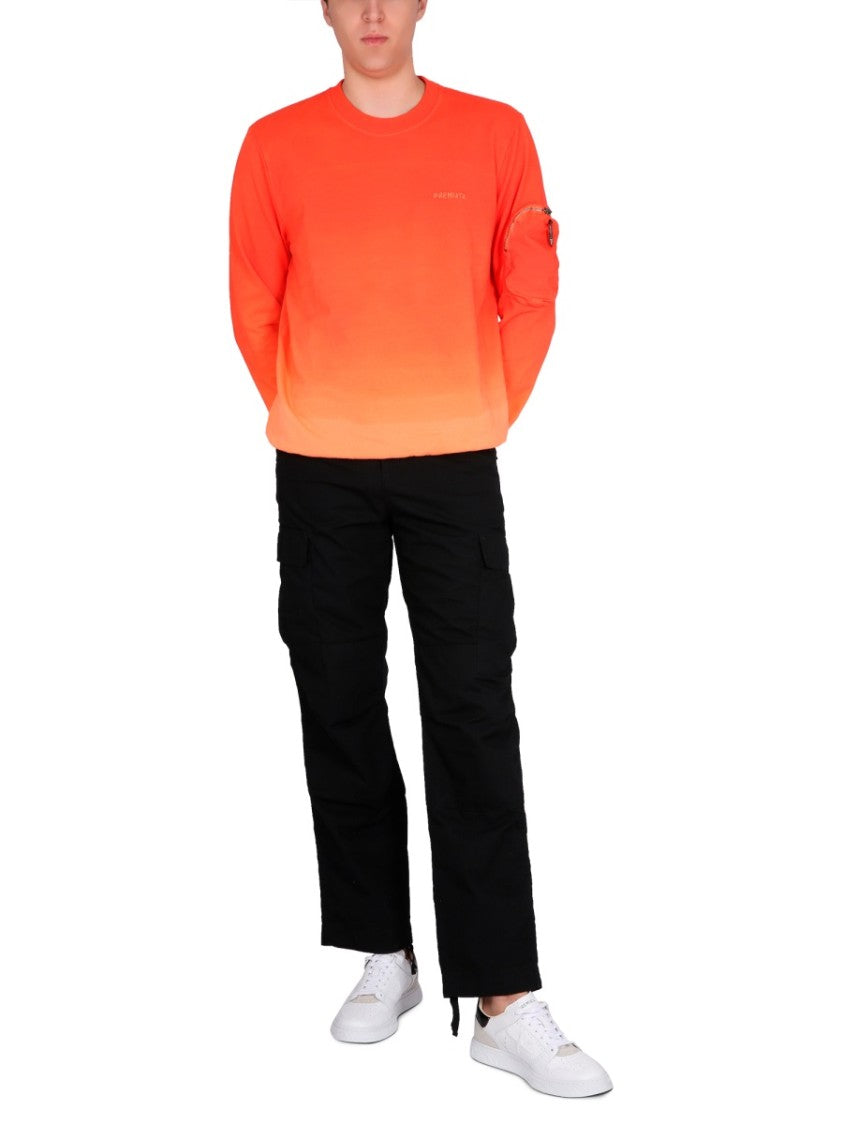 Cross-Neck Sweatshirt