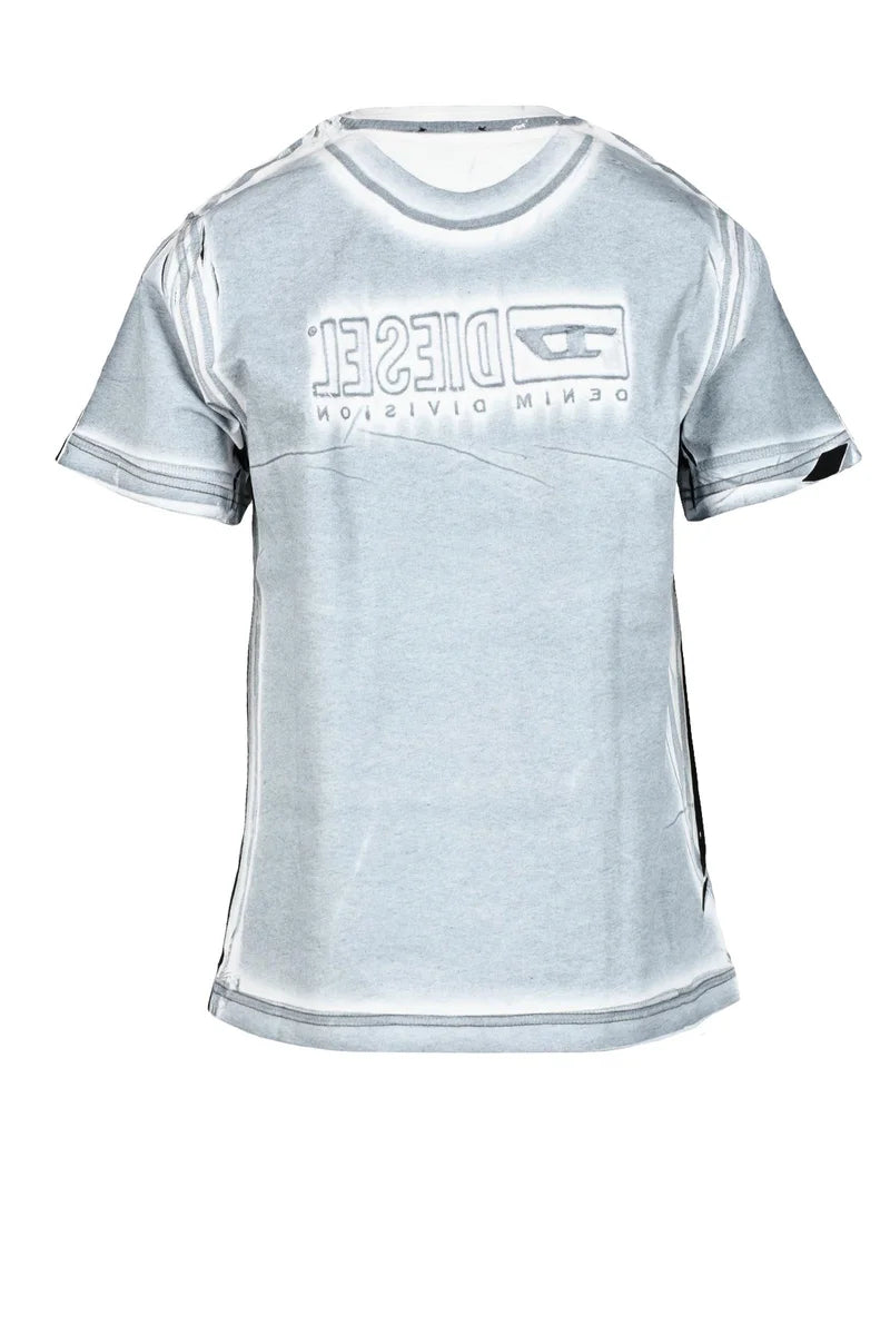 Cotton T-shirt - White/Black