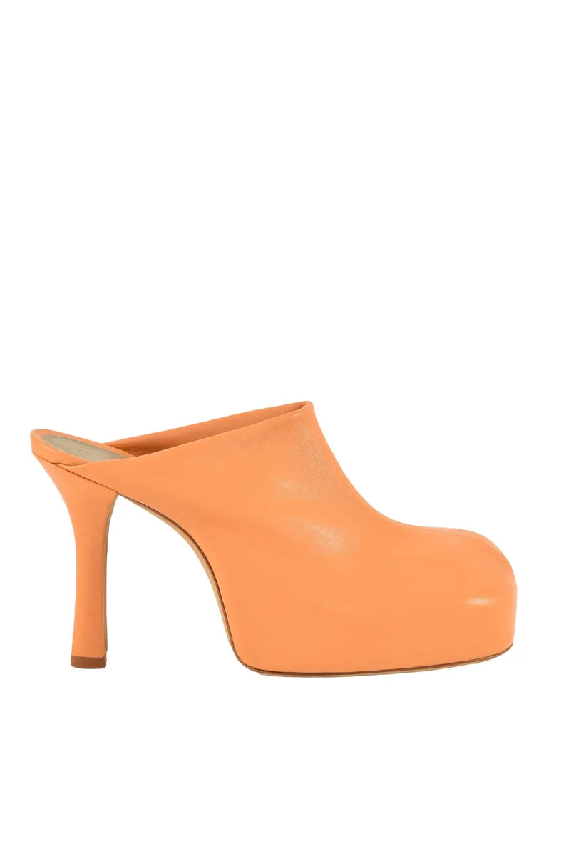 High Heel Mule - Orange