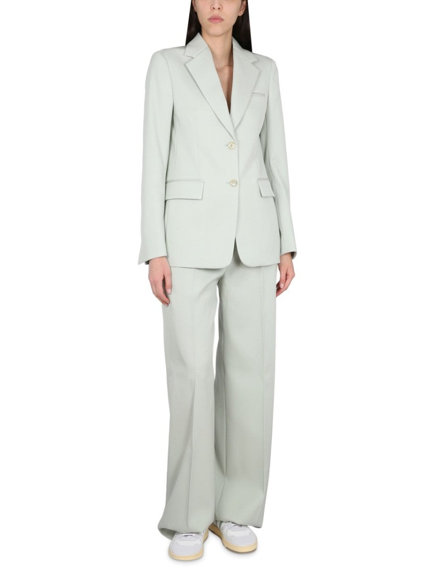 Single-Breasted Blazer With Notched Lapels