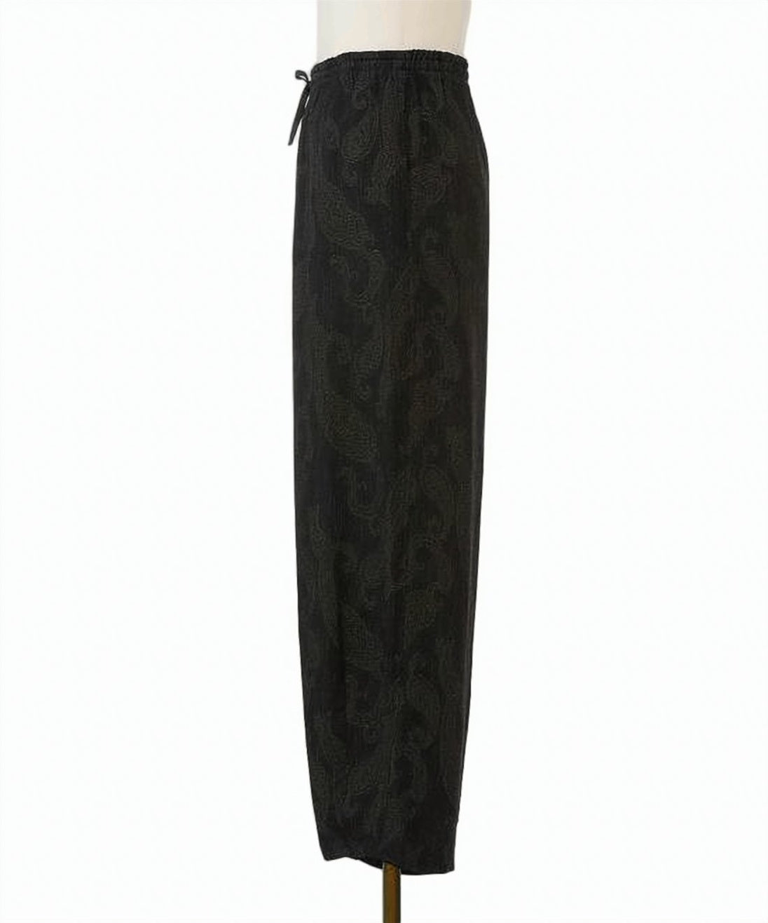 Loose-Fitting Jogger Pants with Paisley Pattern