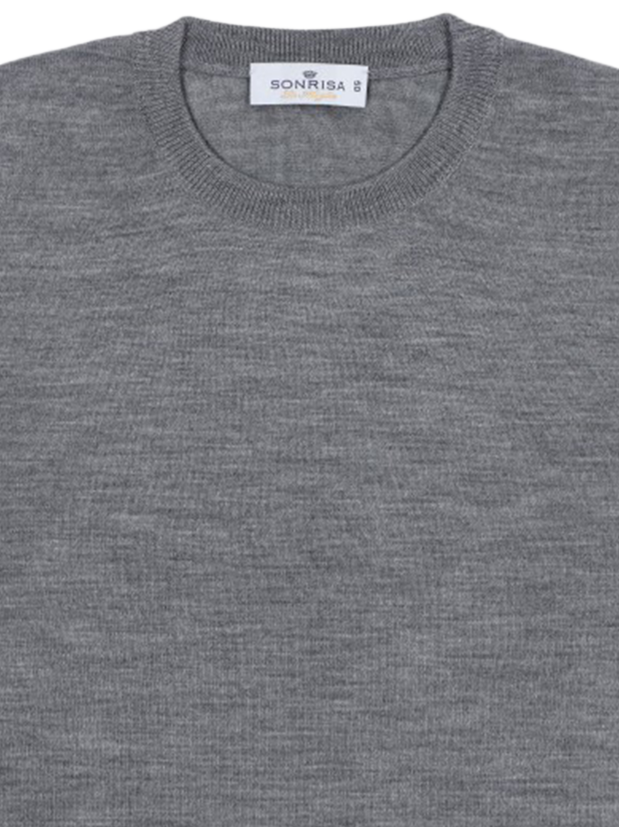 Grey Maglieria Classica Crew Neck Sweater