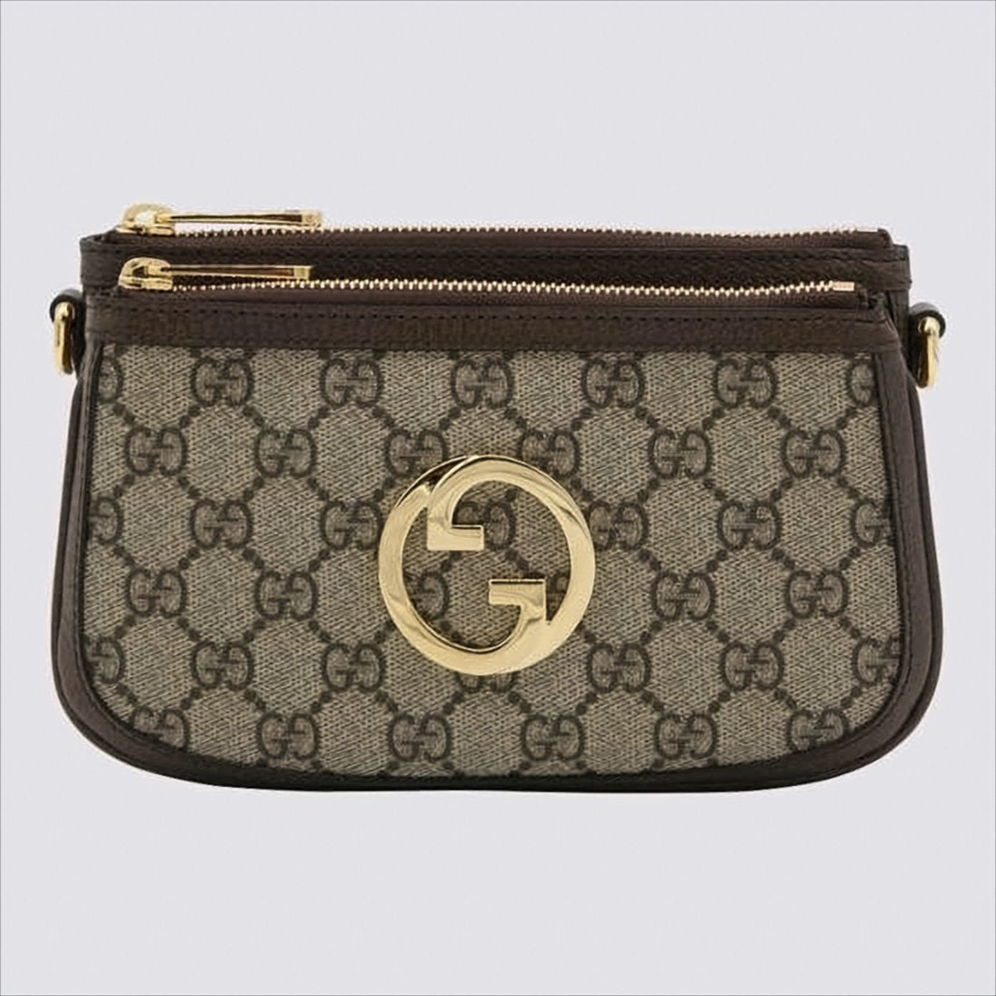 Compact Monogram Shoulder Bag