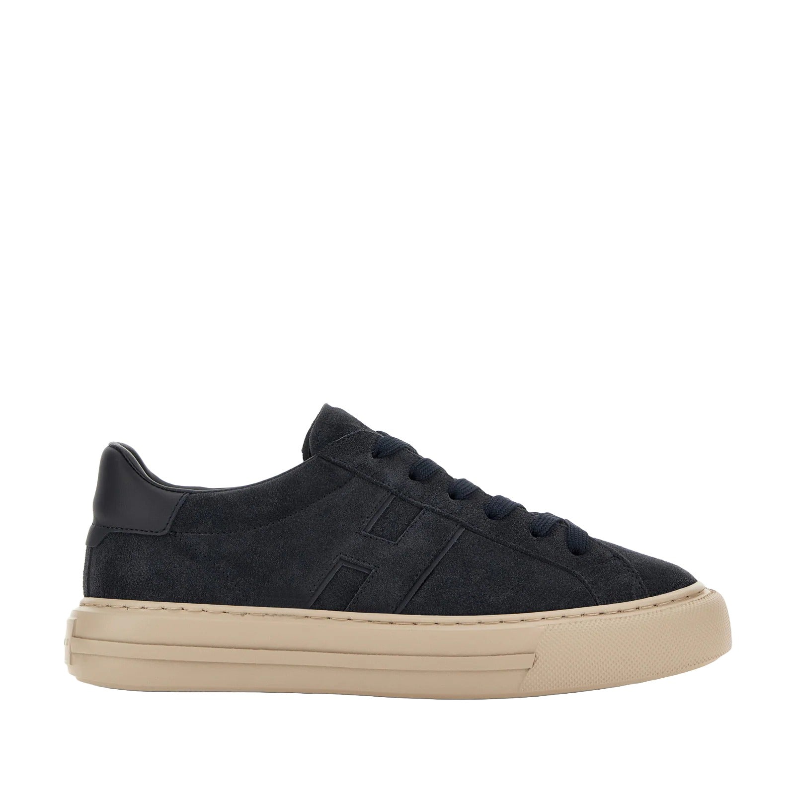 H691 H Low-Top Sneakers With Suede Upper