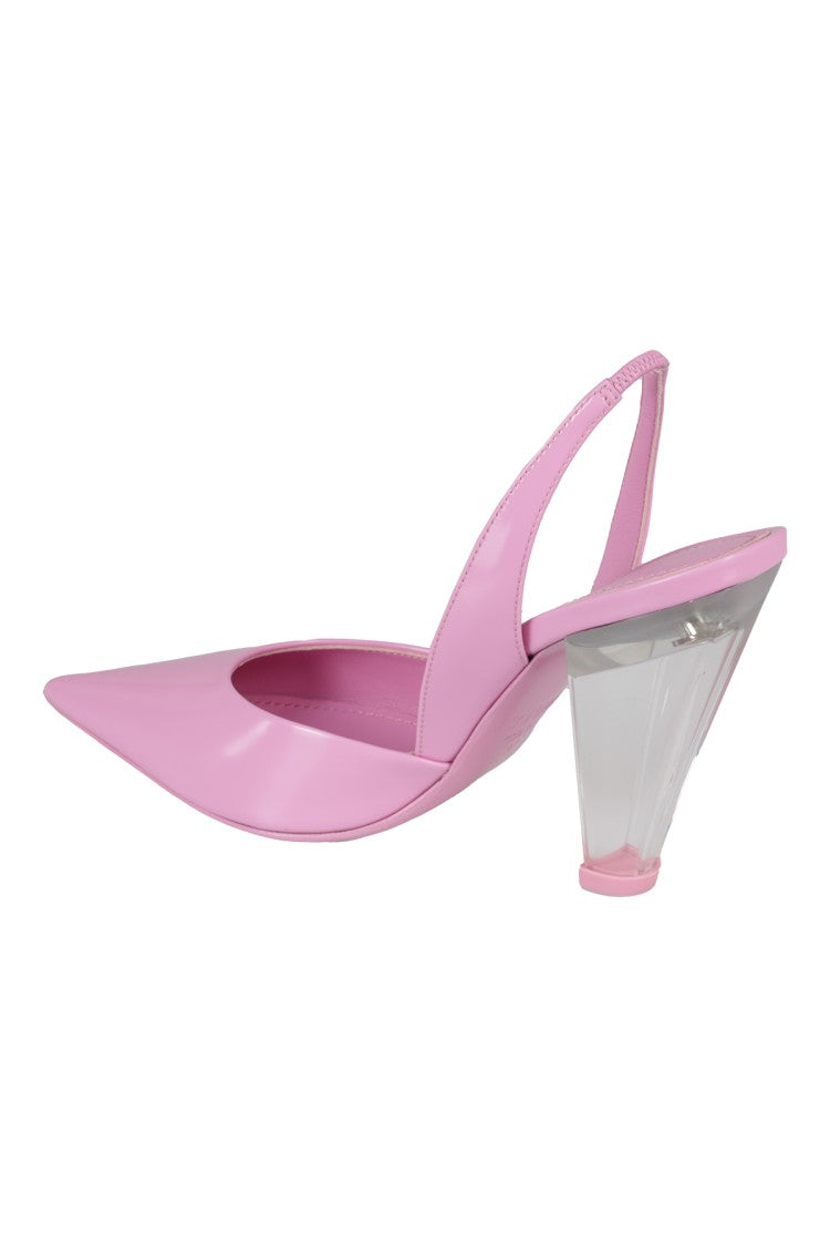 Pink Leather Sandal