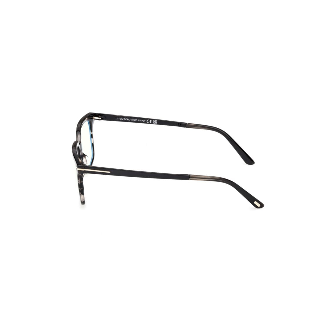 Ft6039-B Tortoiseshell Rectangular Frame Eyeglasses