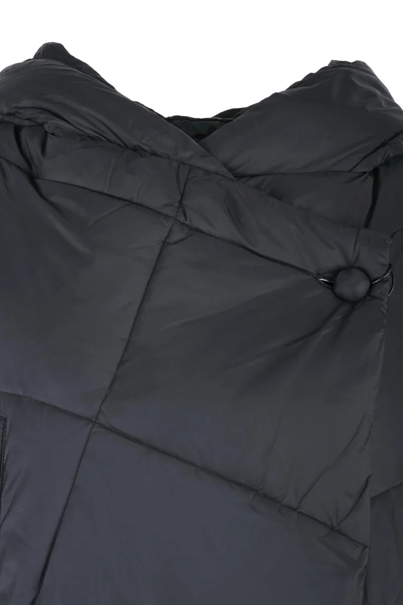 Long Down Jacket - Black