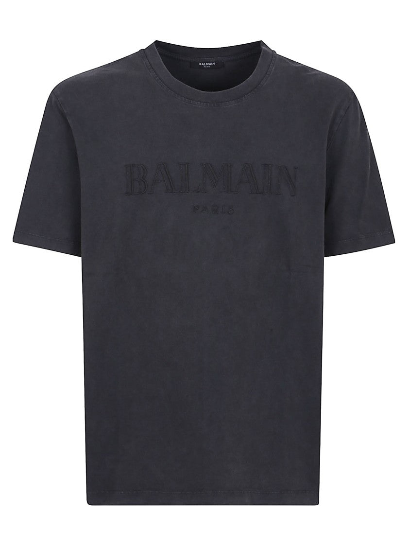 Vintage Black Cotton T-Shirt