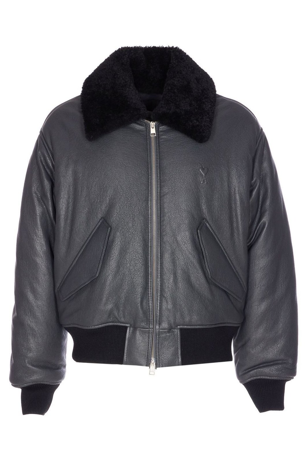Cropped Leather Jacket