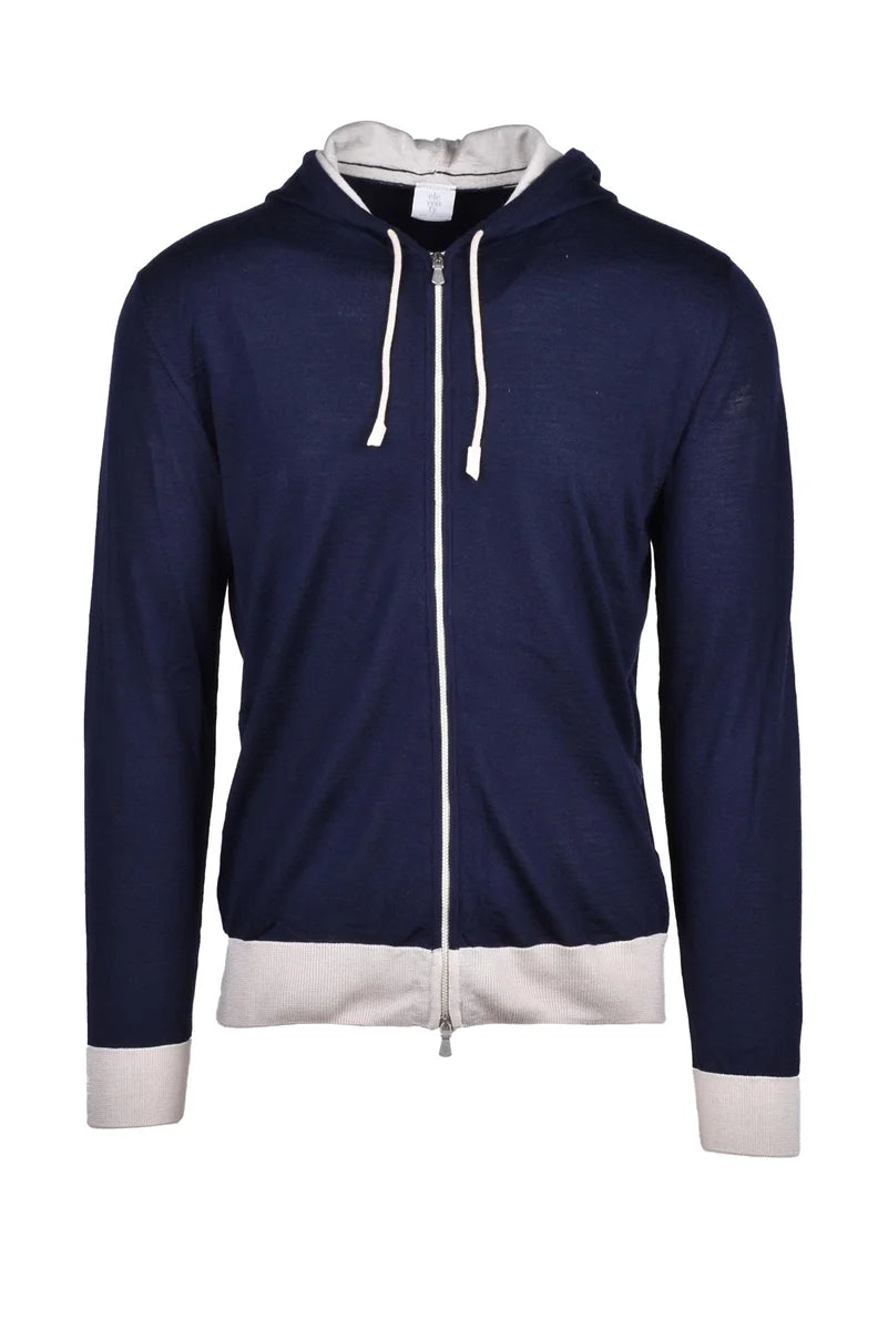 Zip Cardigan - Blue