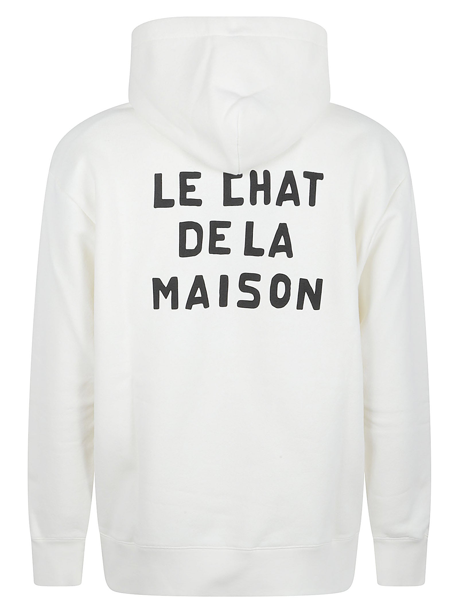 Le Chat de la Maison Print Cotton Hoodie