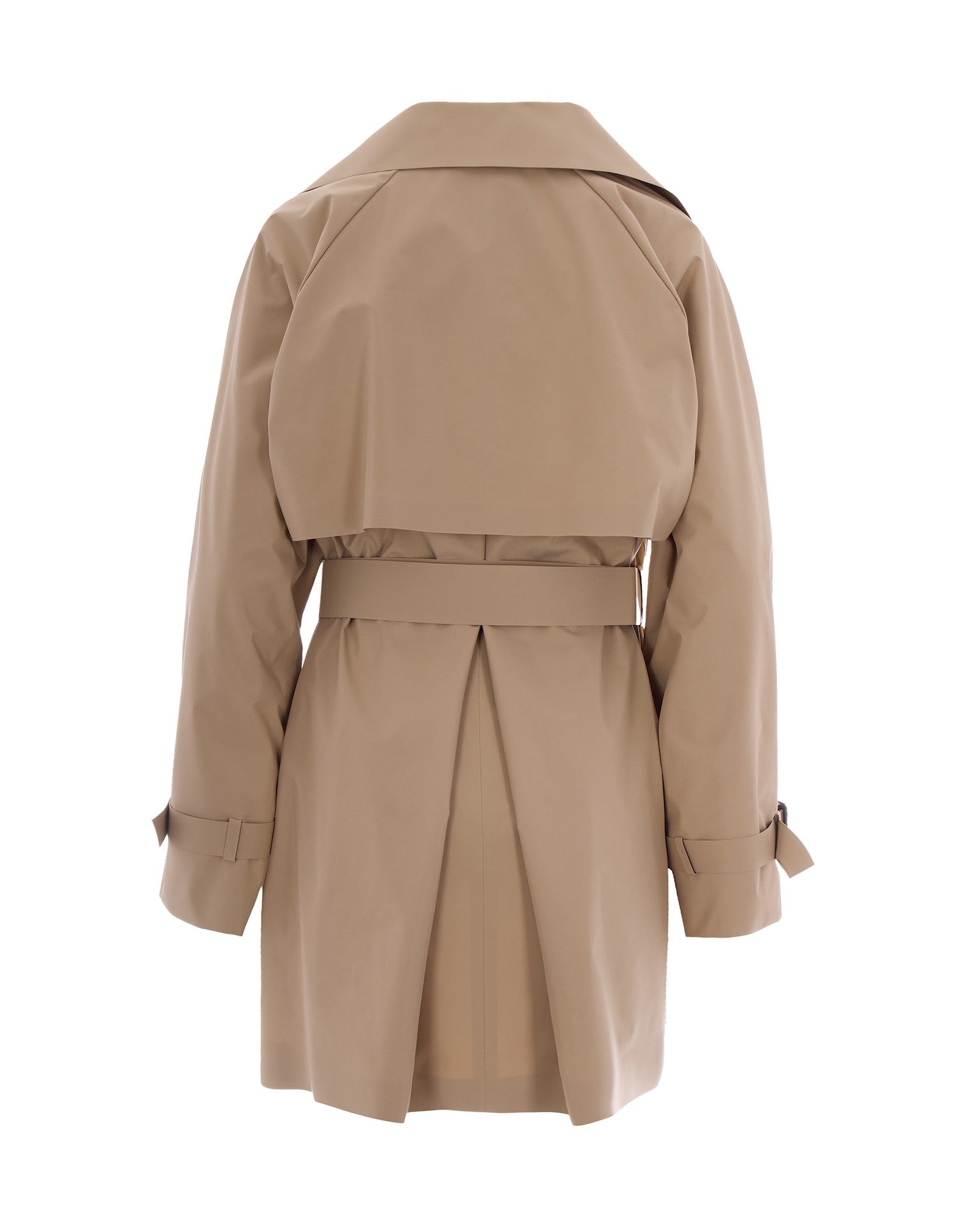 Beige Short Trench