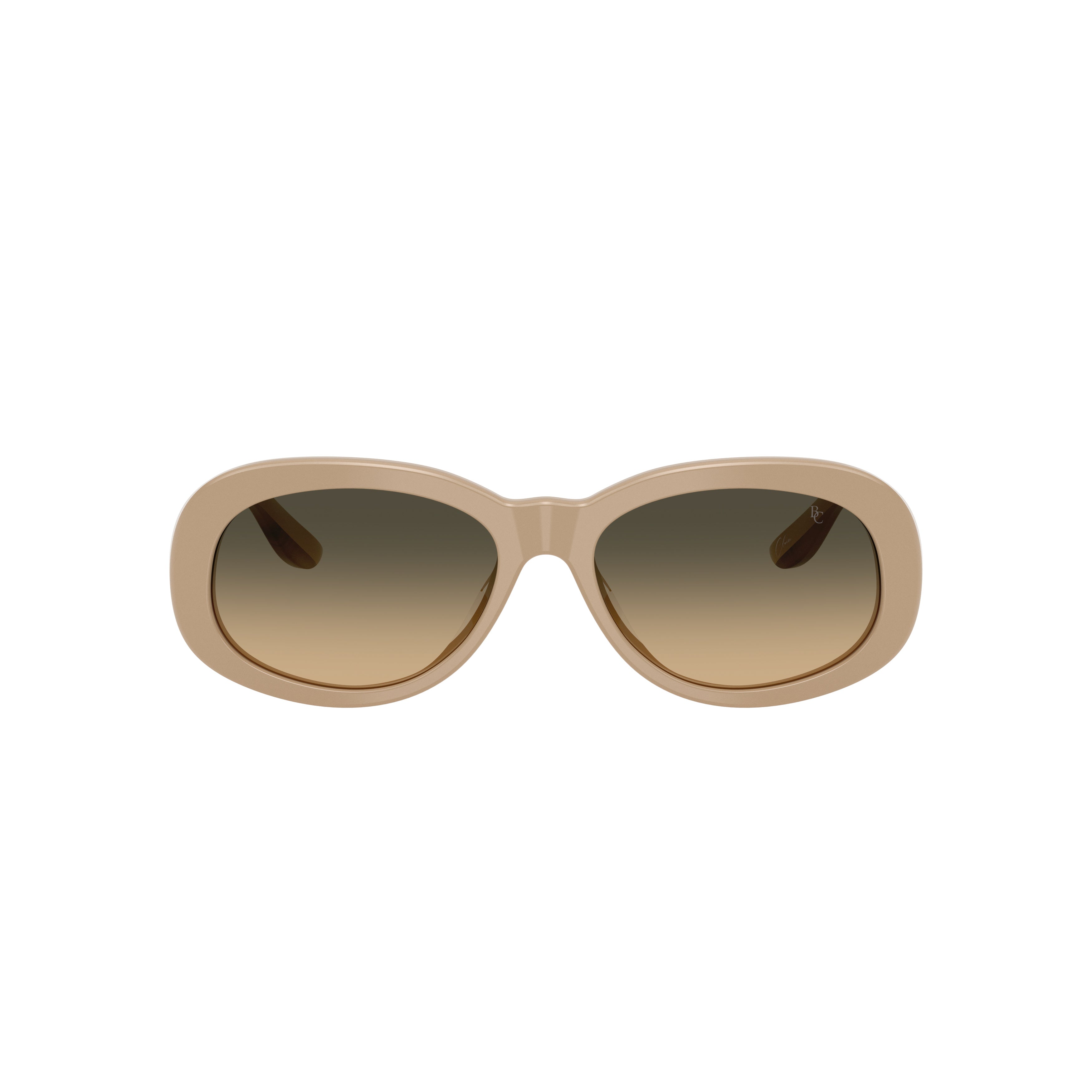 0bc4021s Rounded Rectangular Acetate Sunglasses with Gradient Lenses