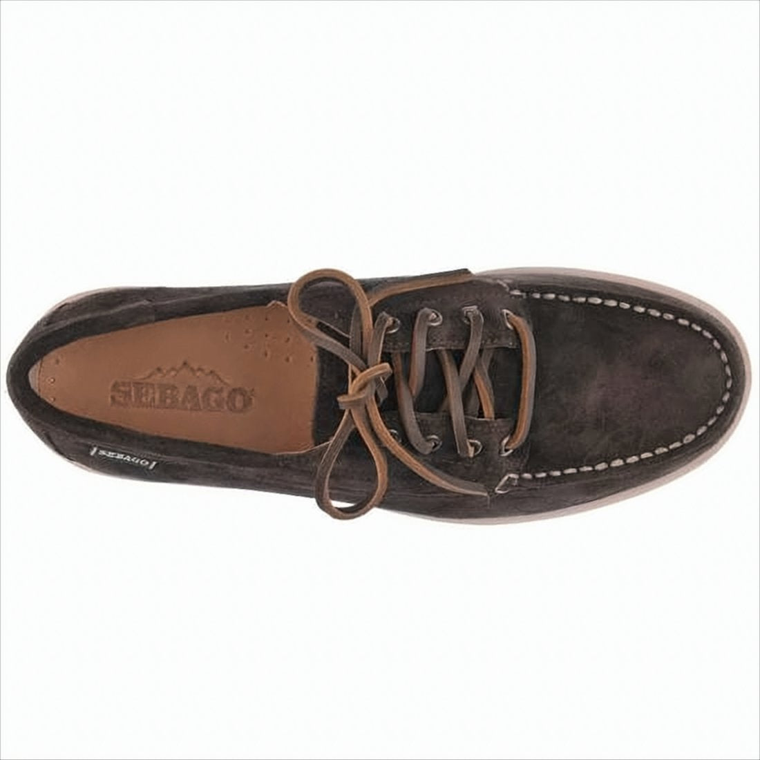 Dark Brown Suede Loafers with Moccasin Toe