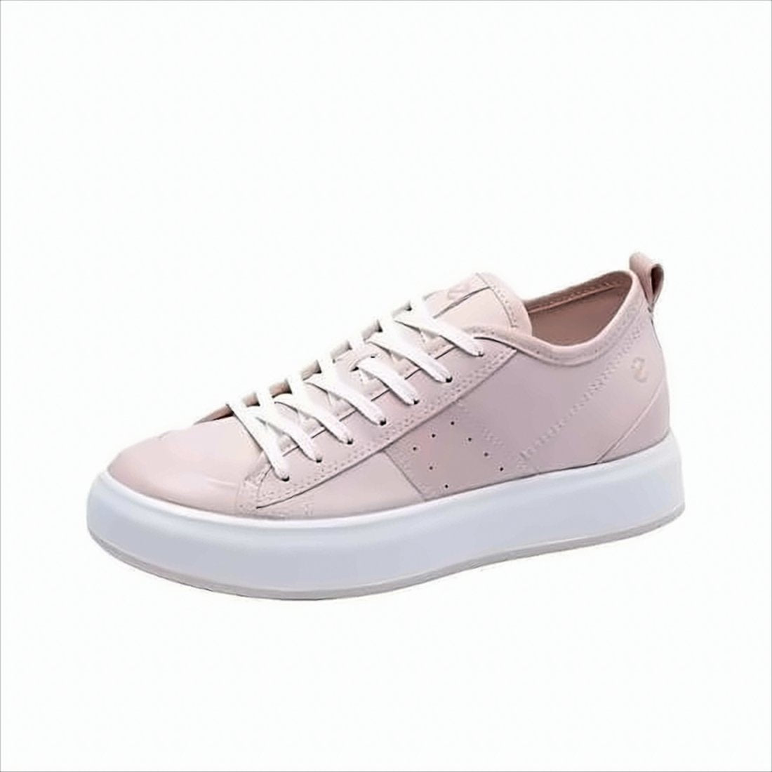 Minimalist Leather Sneakers with Rubber Sole