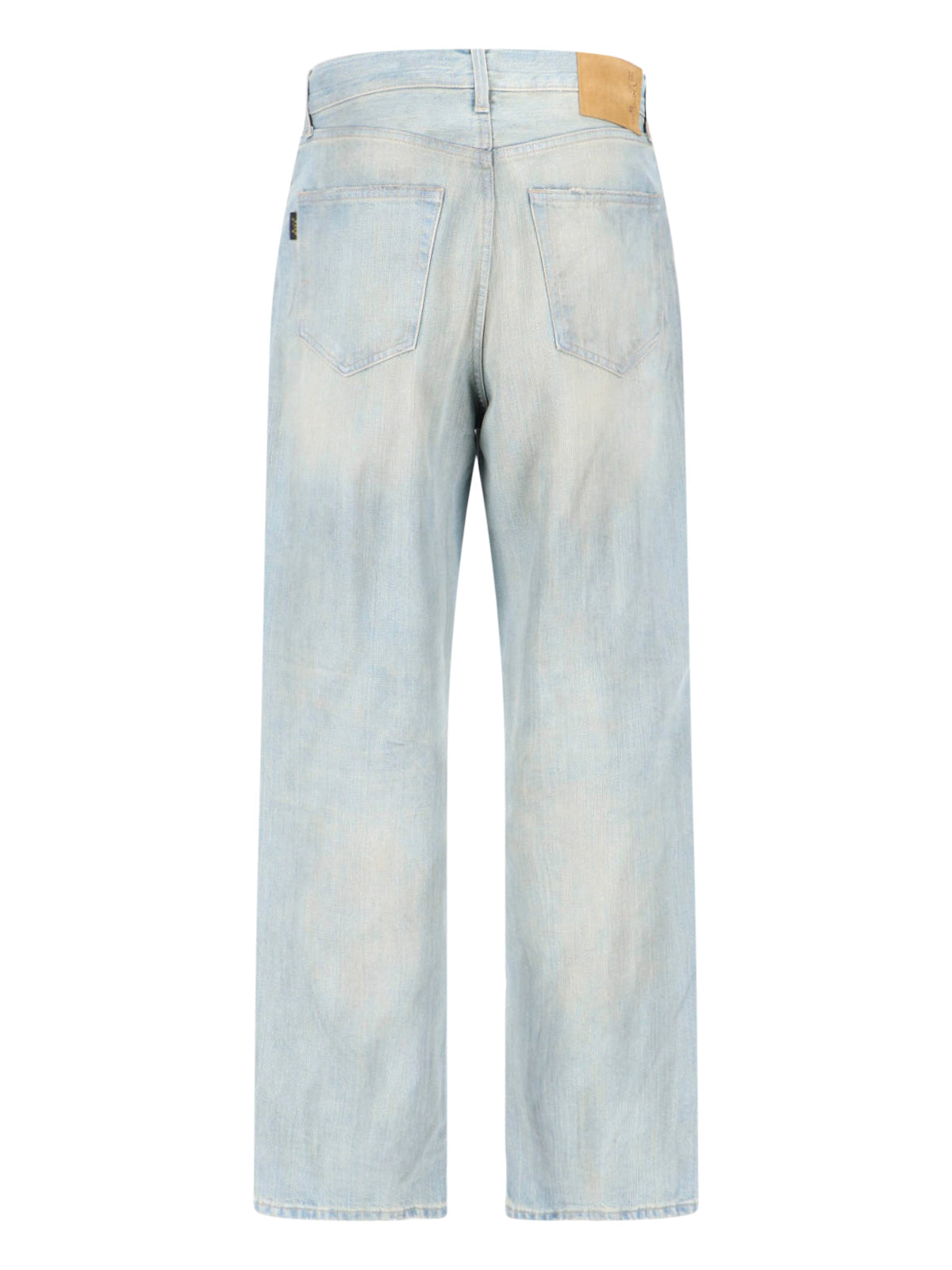 Light Blue Logan Wide-Leg Denim Jeans
