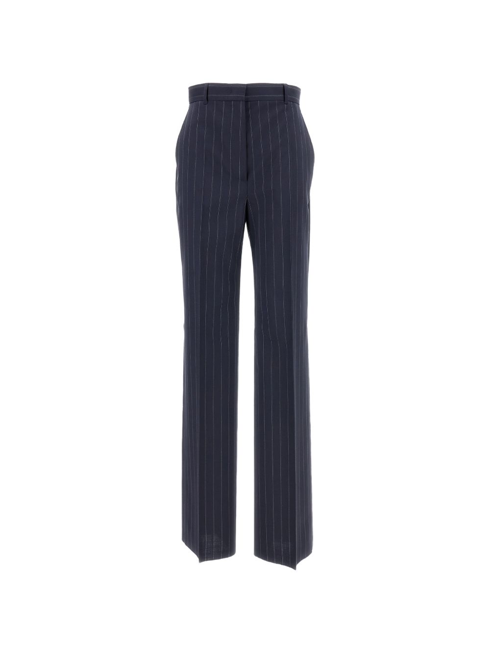 High-Rise Straight-Leg Trousers