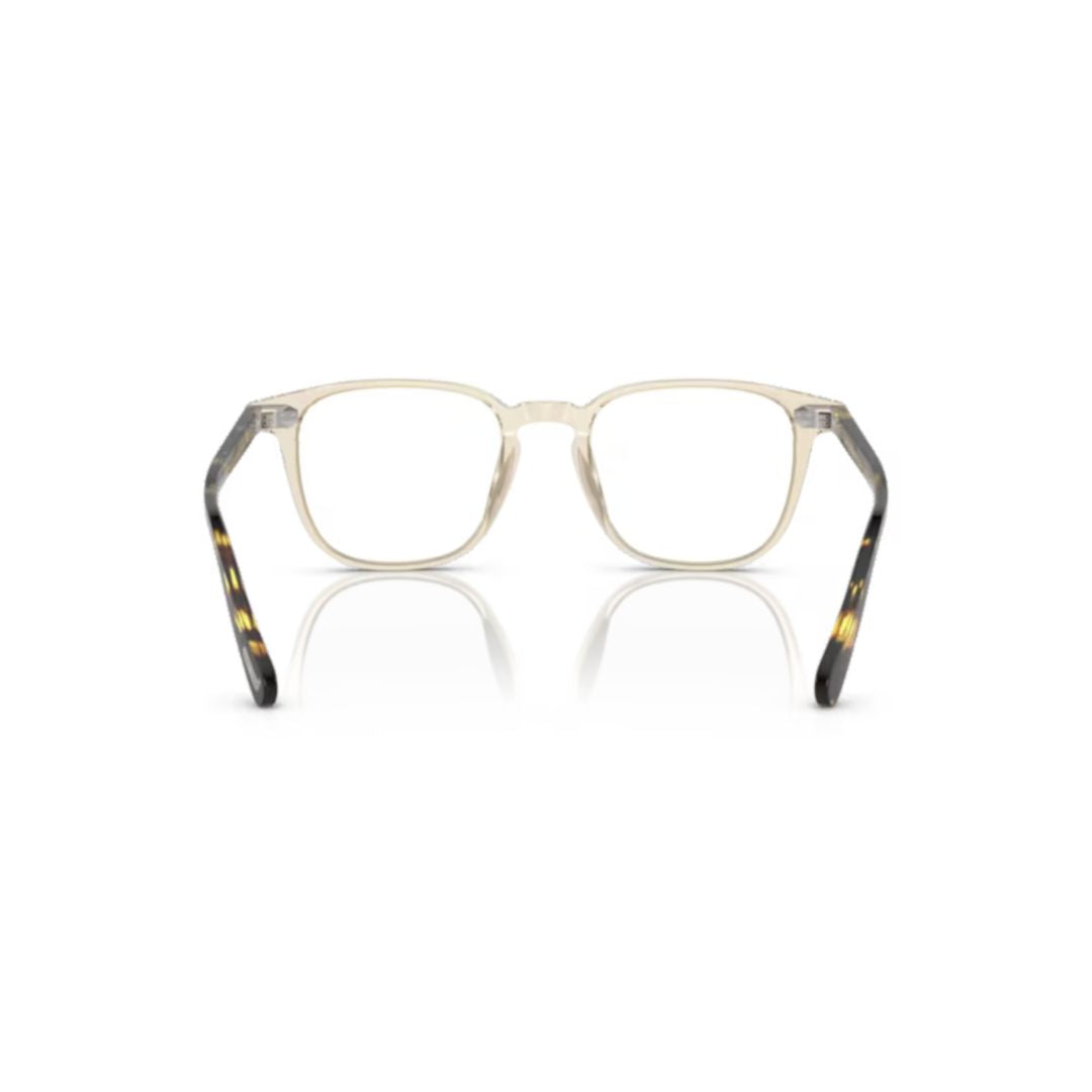 Sutro Translucent Acetate Square Sunglasses with Tortoiseshell-Patterned Temples