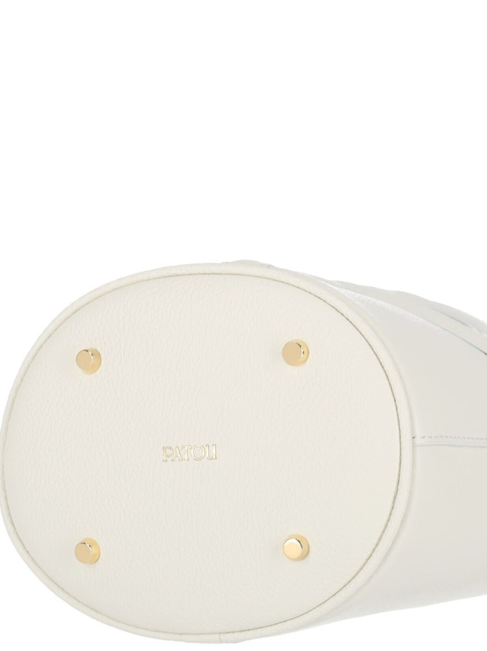 "Jp" Small Bucket Bag – White