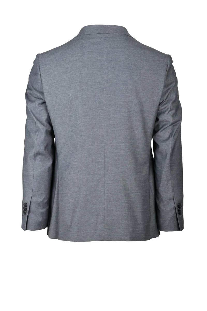 Men's Suit in Polyester and Viscose - Light Grey
