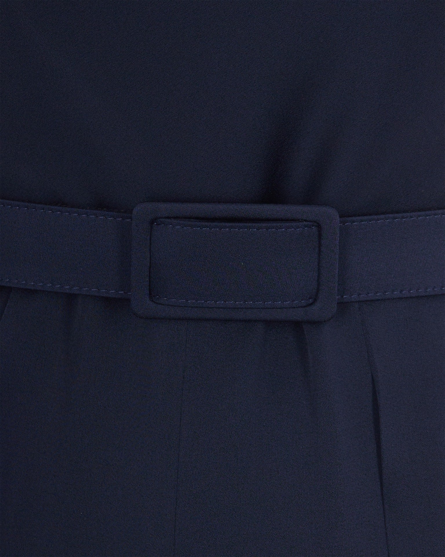 Night Blue Envers Satin Jumpsuit