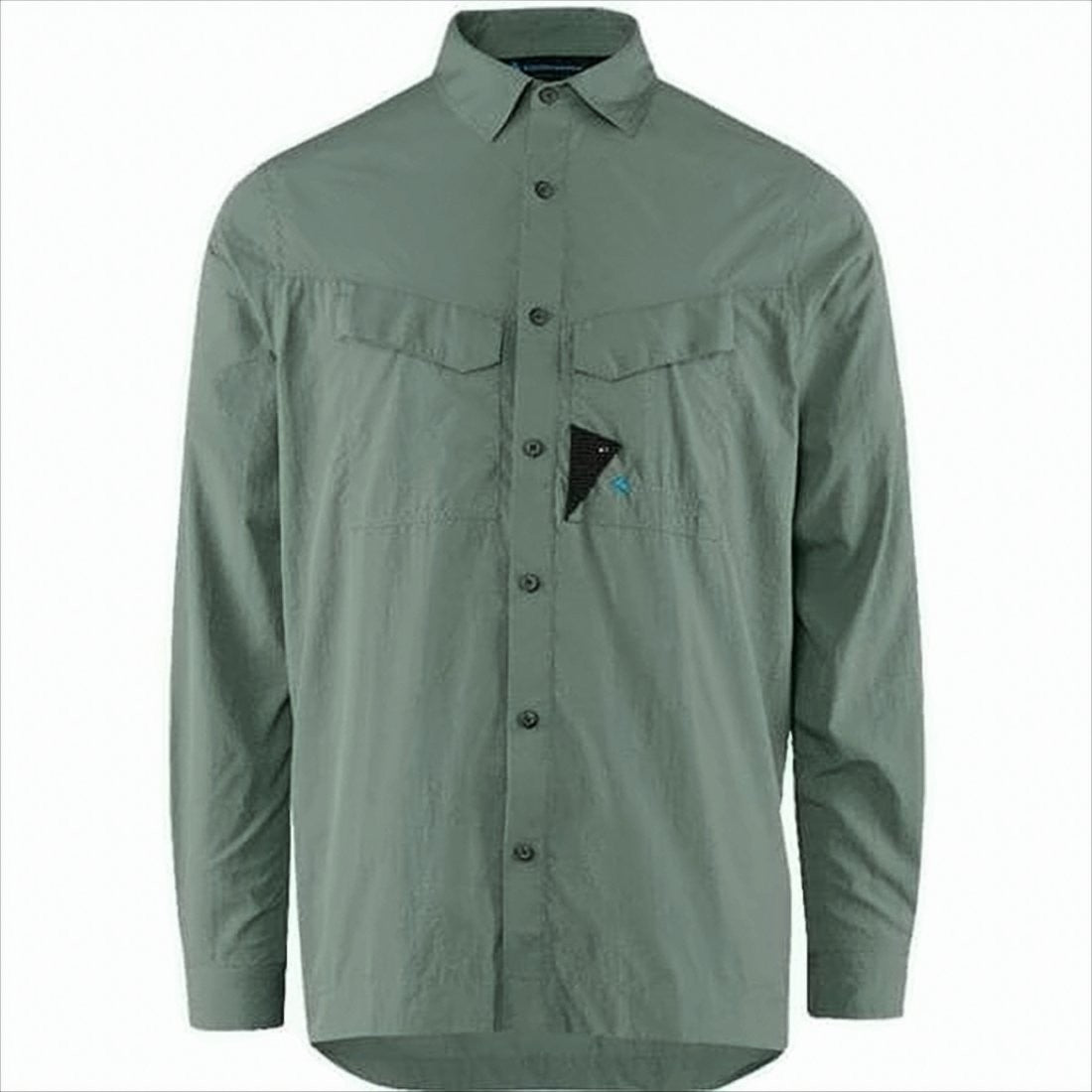Long-Sleeve Button-Up Shirt With Chest Pockets And Ventilation