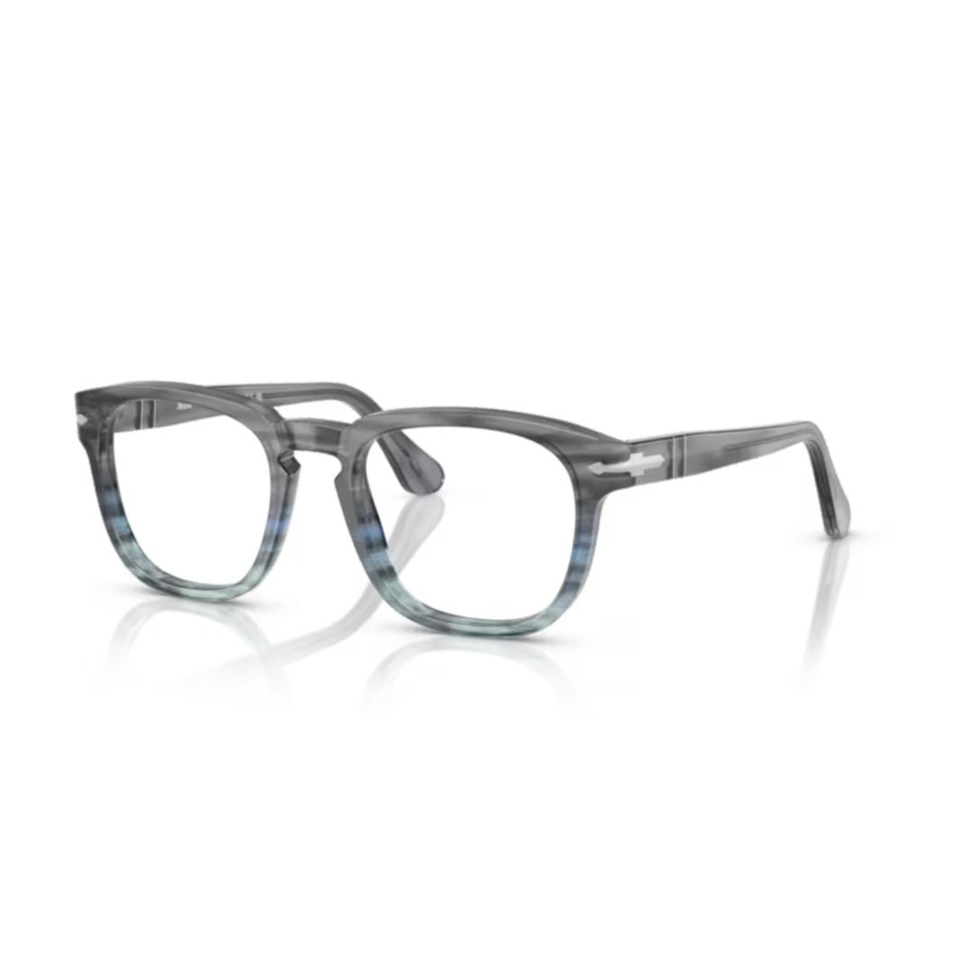 0po3376v Translucent Acetate Eyeglasses with Gradient Finish