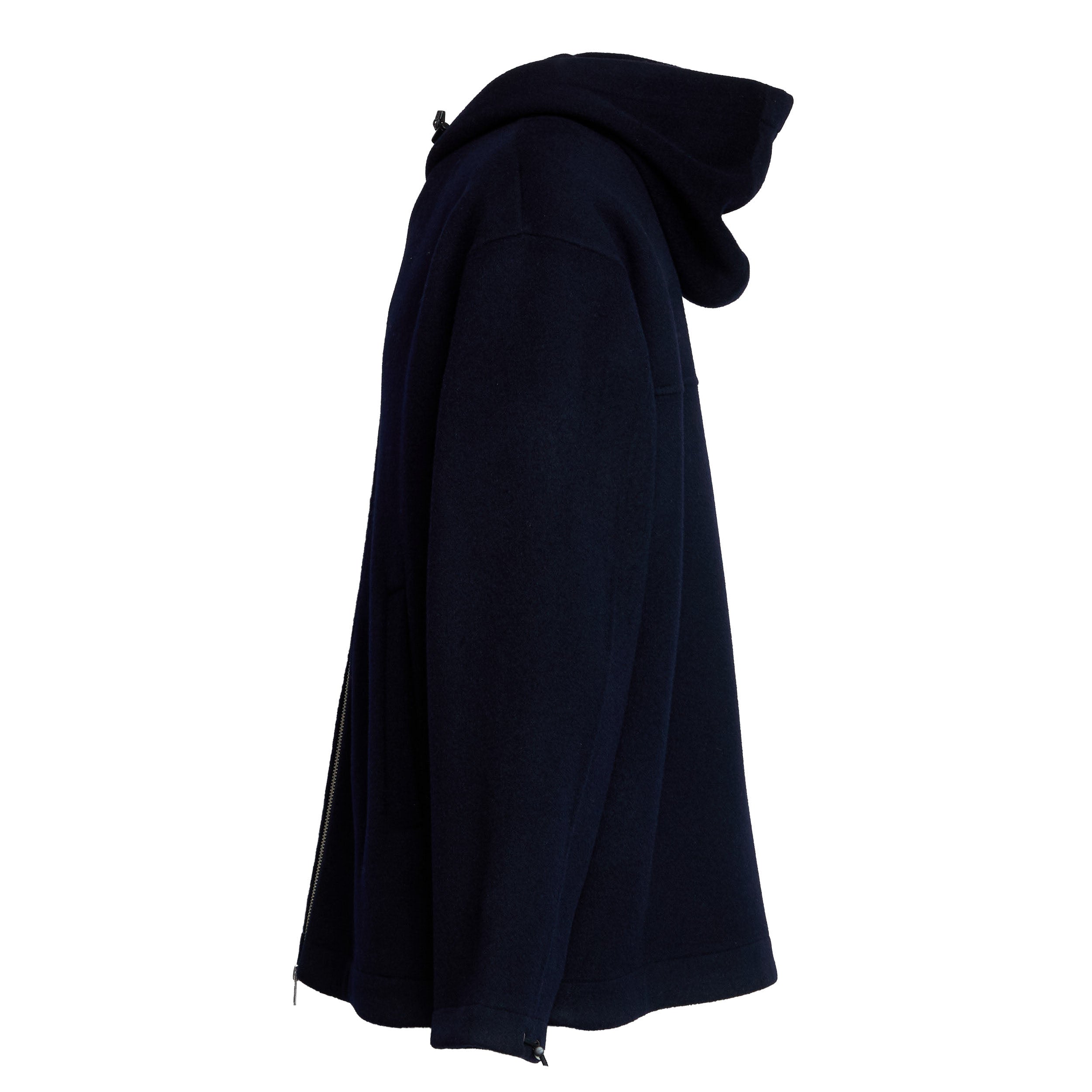 Double-Zip Wool Parka