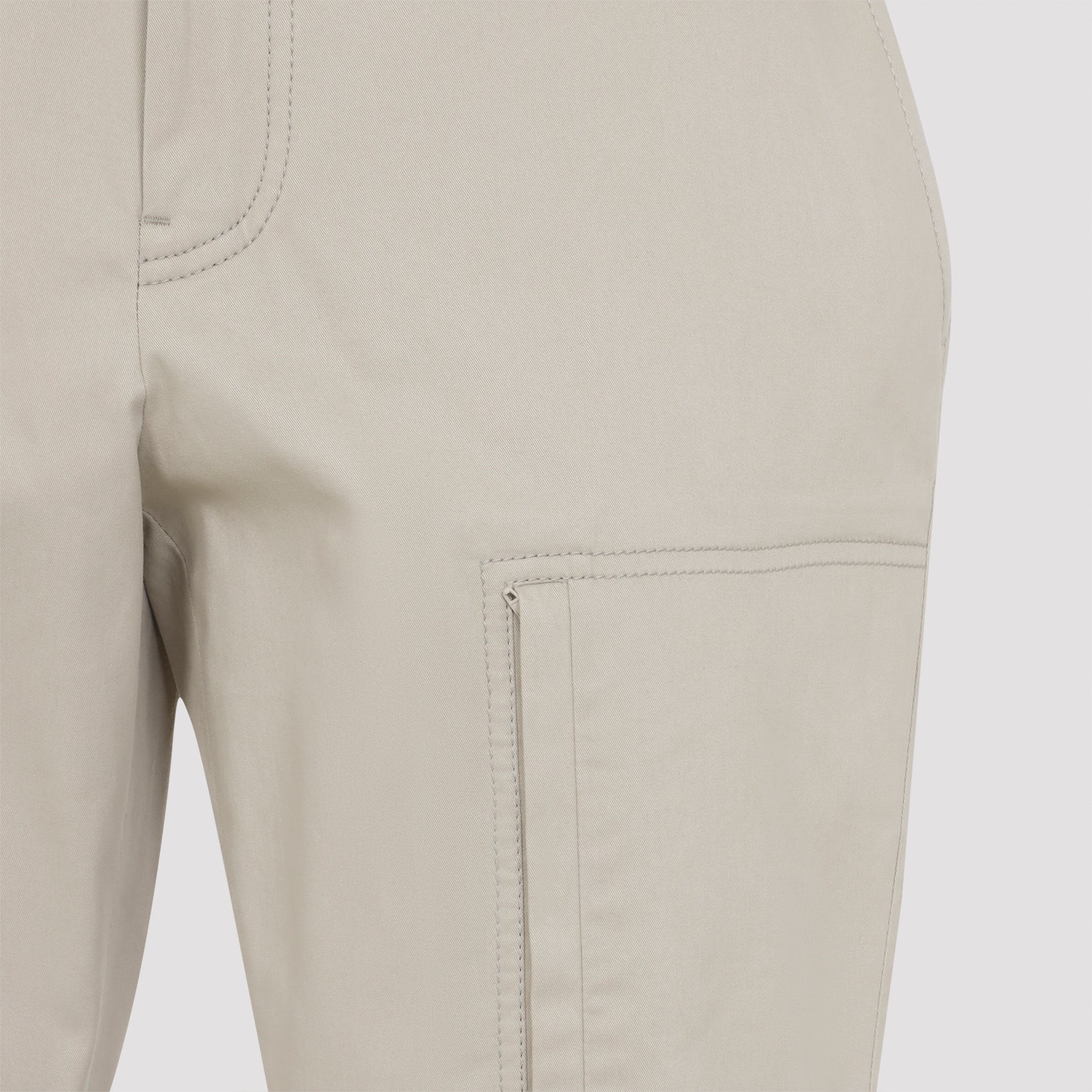 Straight-Leg Trousers With Adjustable Waist Tabs