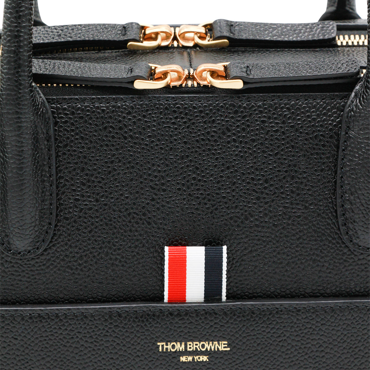Black Top Handle Bag