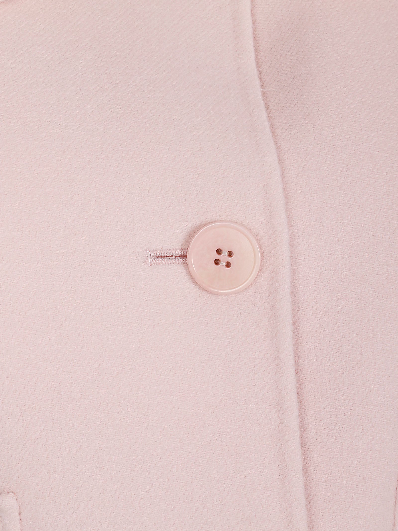 Cropped Jacket in Pastel Pink with Button Detail