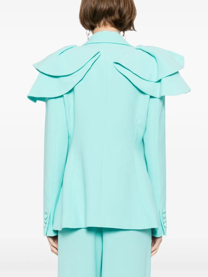 Ruffled Tailored Jacket