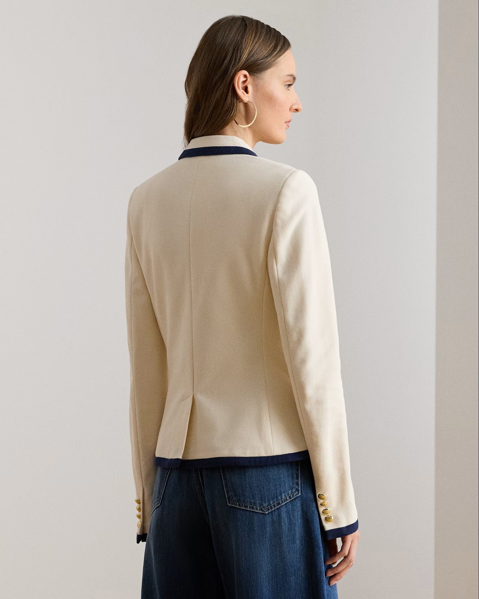 Natural Sportswear Pique Knit Blazer