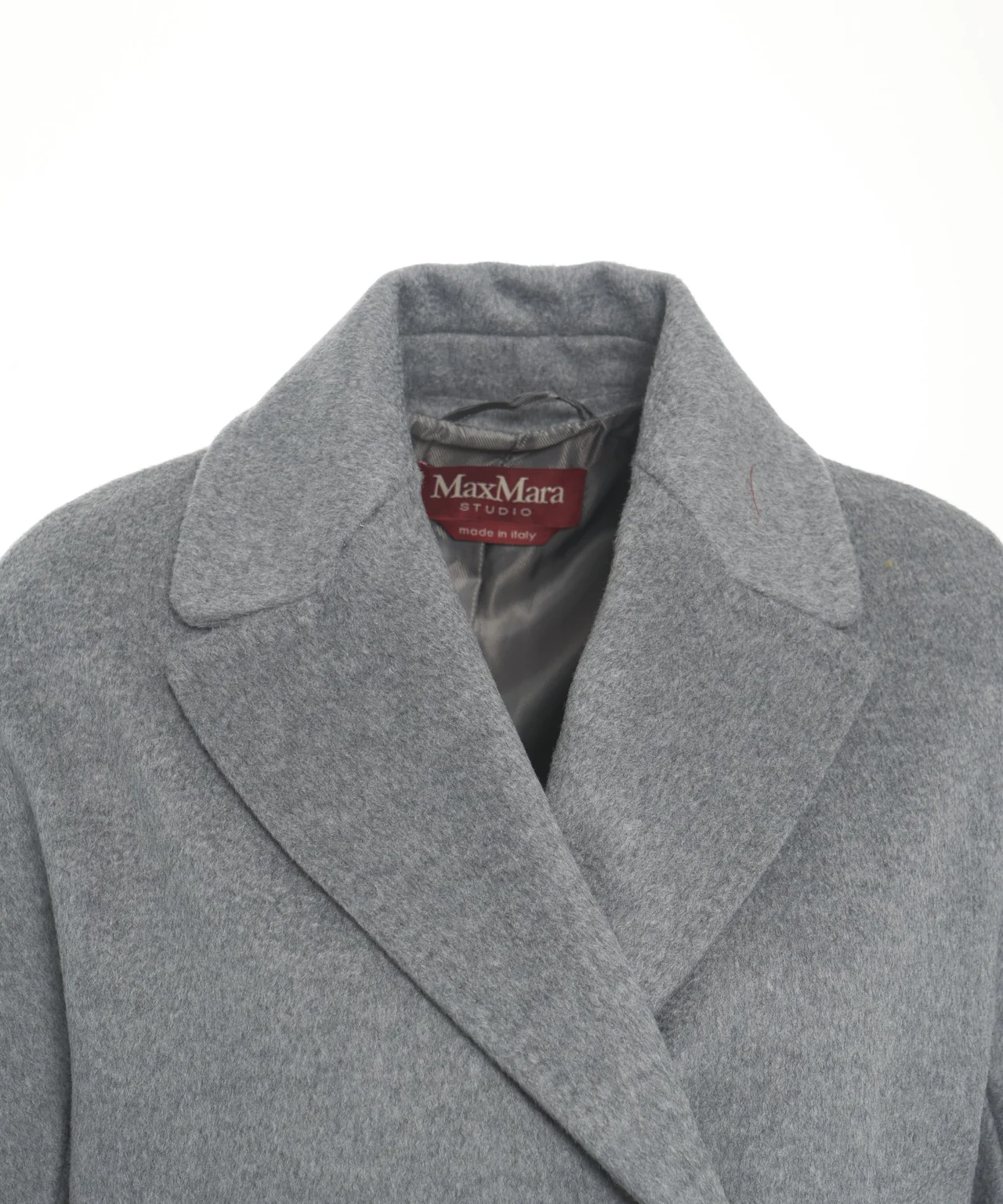Double-Breasted Coat In Soft Virgin Wool