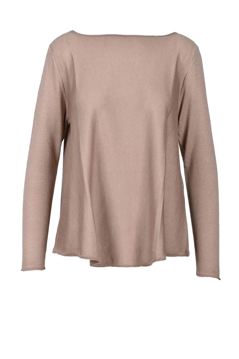 Silk and Cashmere Sweater - Taupe